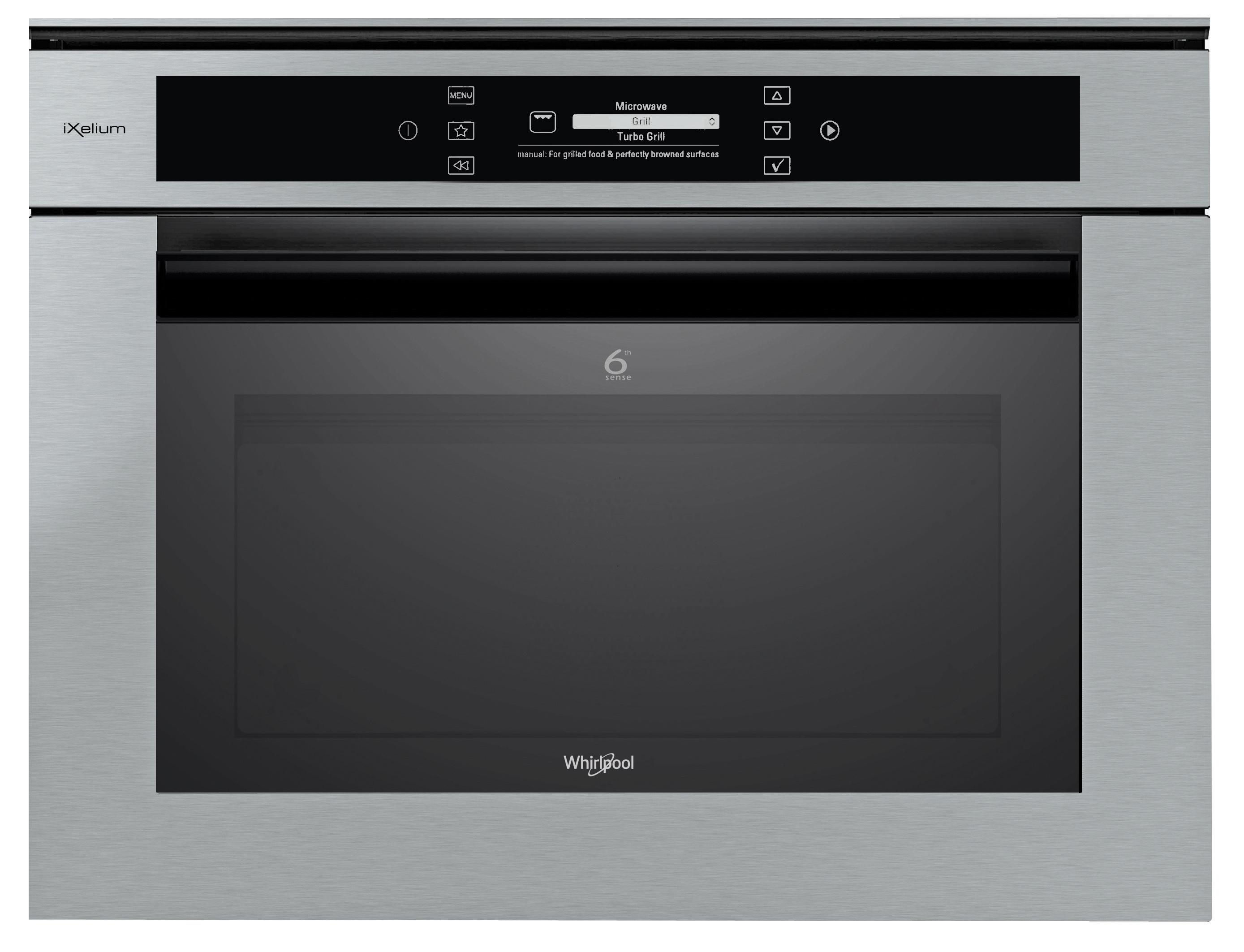Whirlpool Fusion AMW 848/IXL Built-In Microwave in Stainless Steel