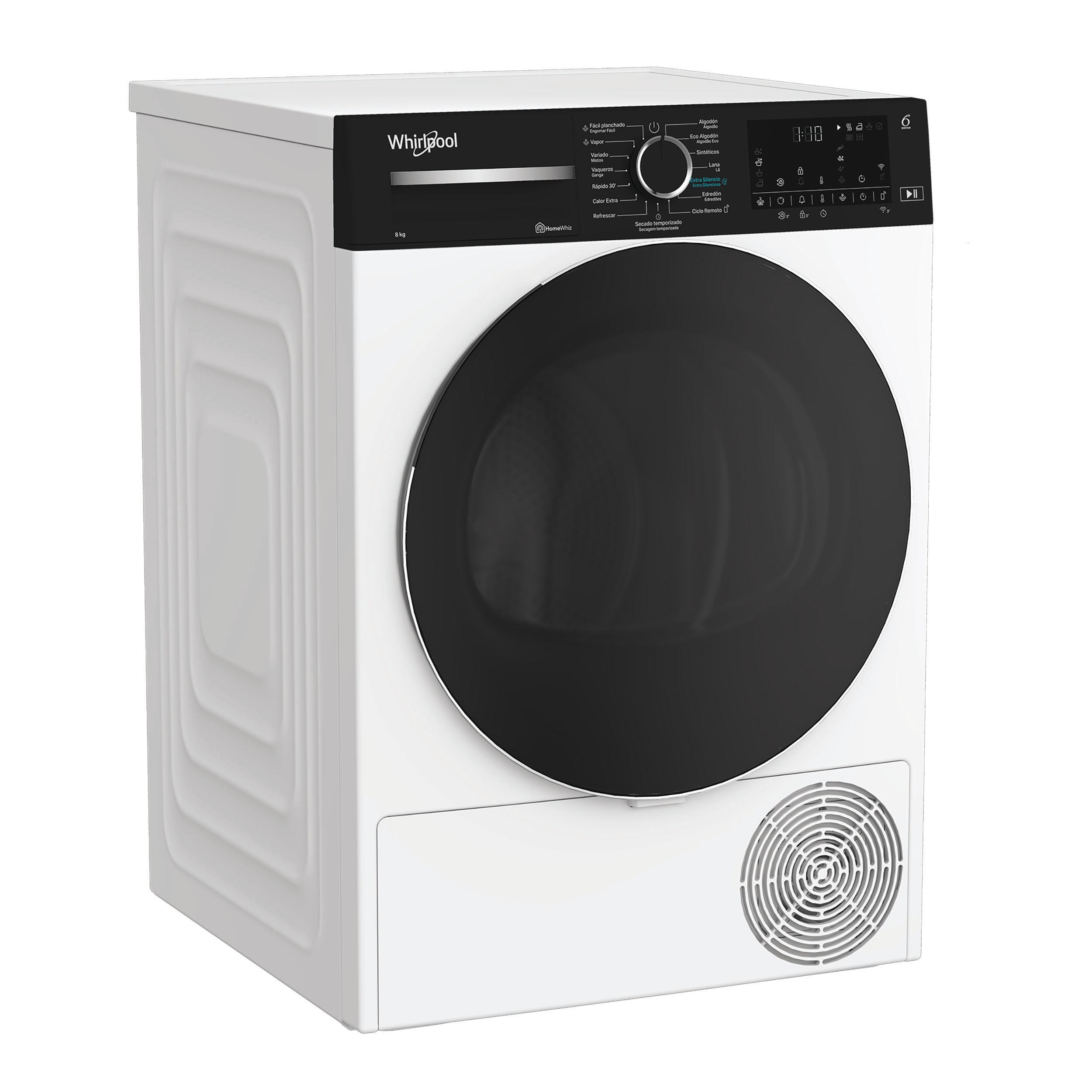 Whirlpool Secadora C WD 85M WBR SPT Blanco Perspective