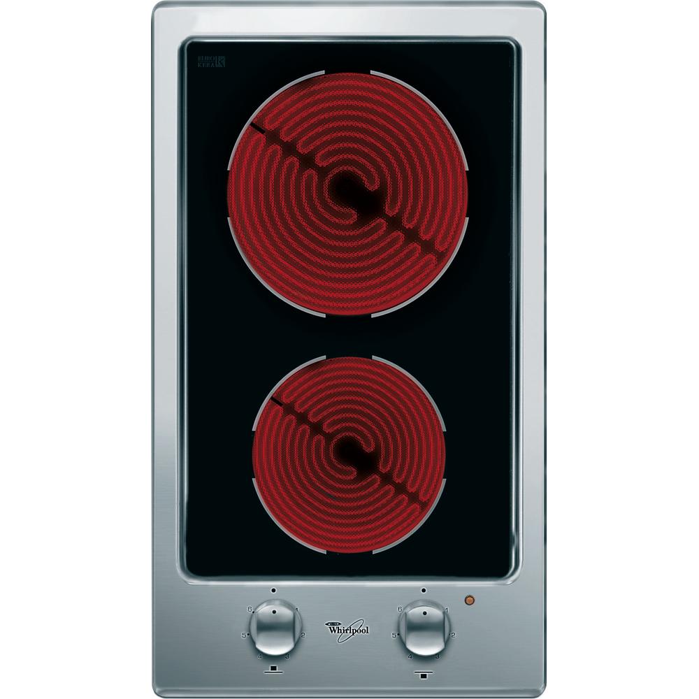 Whirlpool HOB AKT 315/IX Black Radiant vitroceramic Frontal