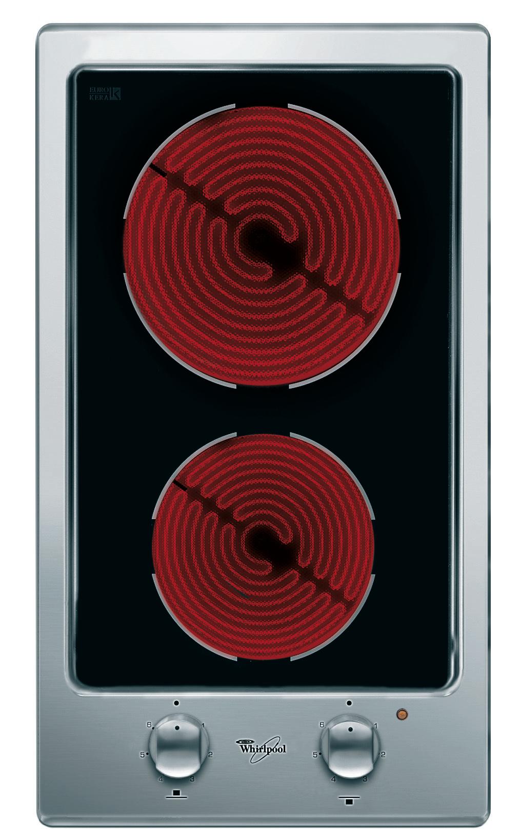 Whirlpool Varná doska AKT 315/IX Čierna Radiant vitroceramic Frontal