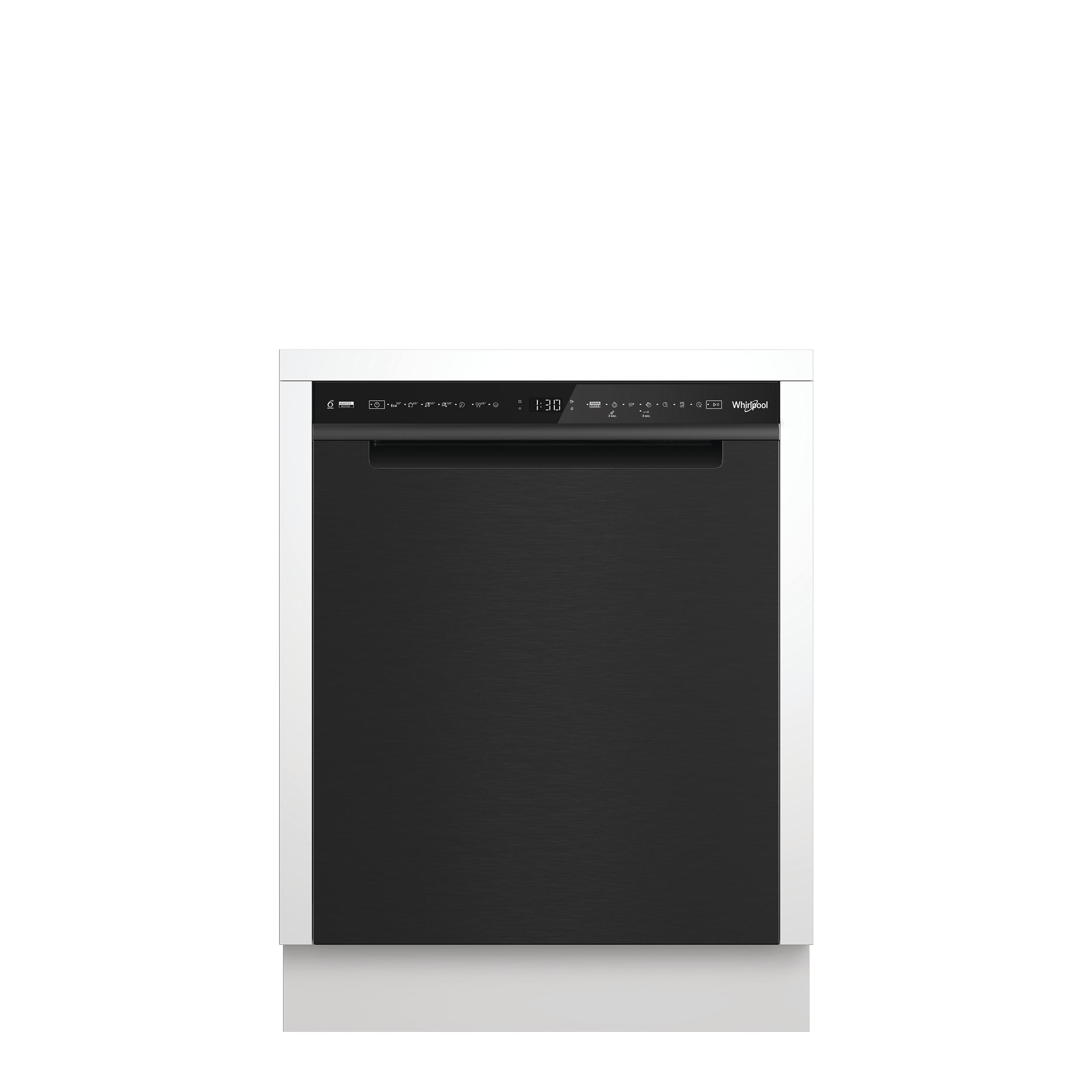 Whirlpool Mosogatógép Beépíthető W7U HS61BS Alulra építhatő A Frontal