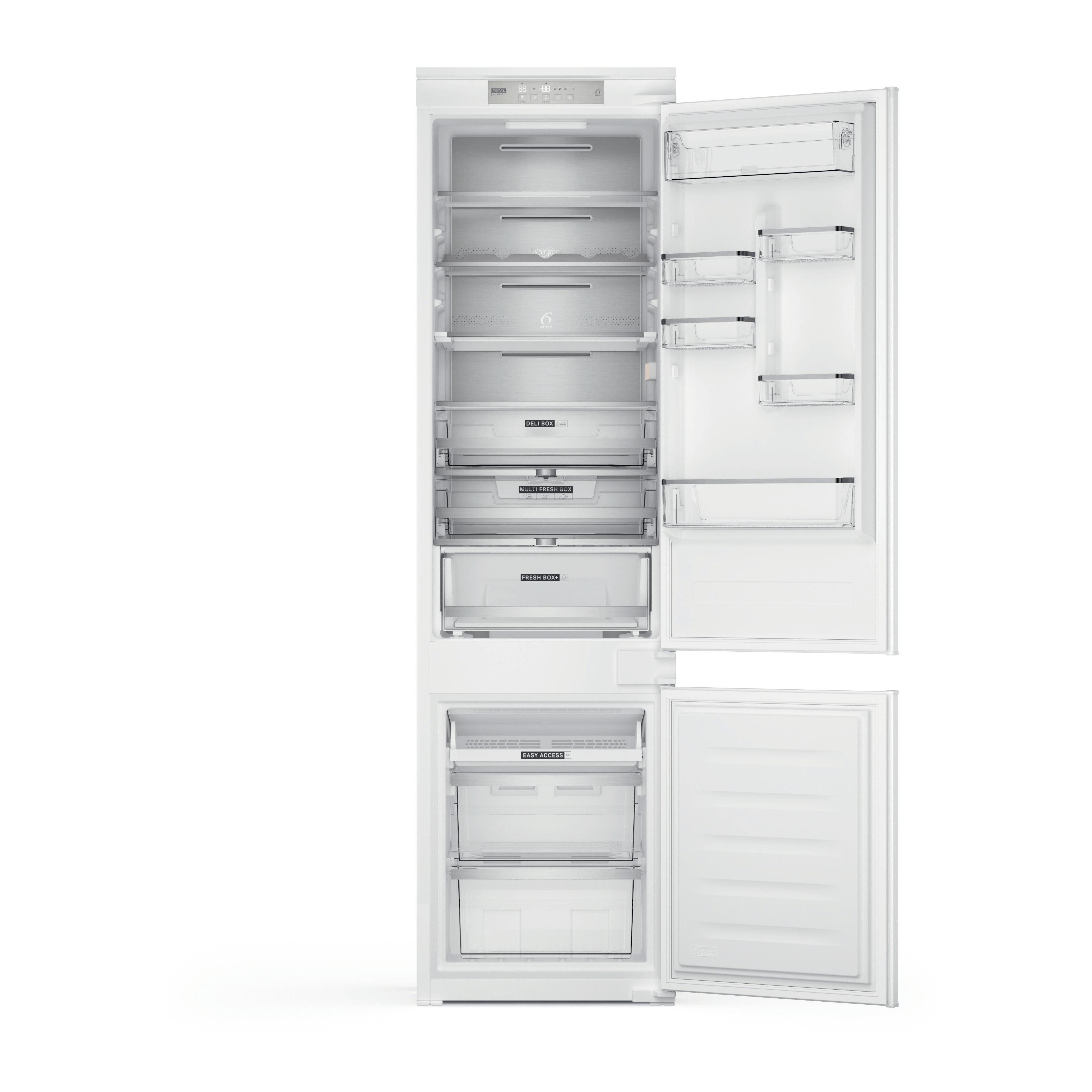 Whirlpool Fridge-Freezer Combination Built-in WHC20 T573 P UK White 2 doors Frontal open