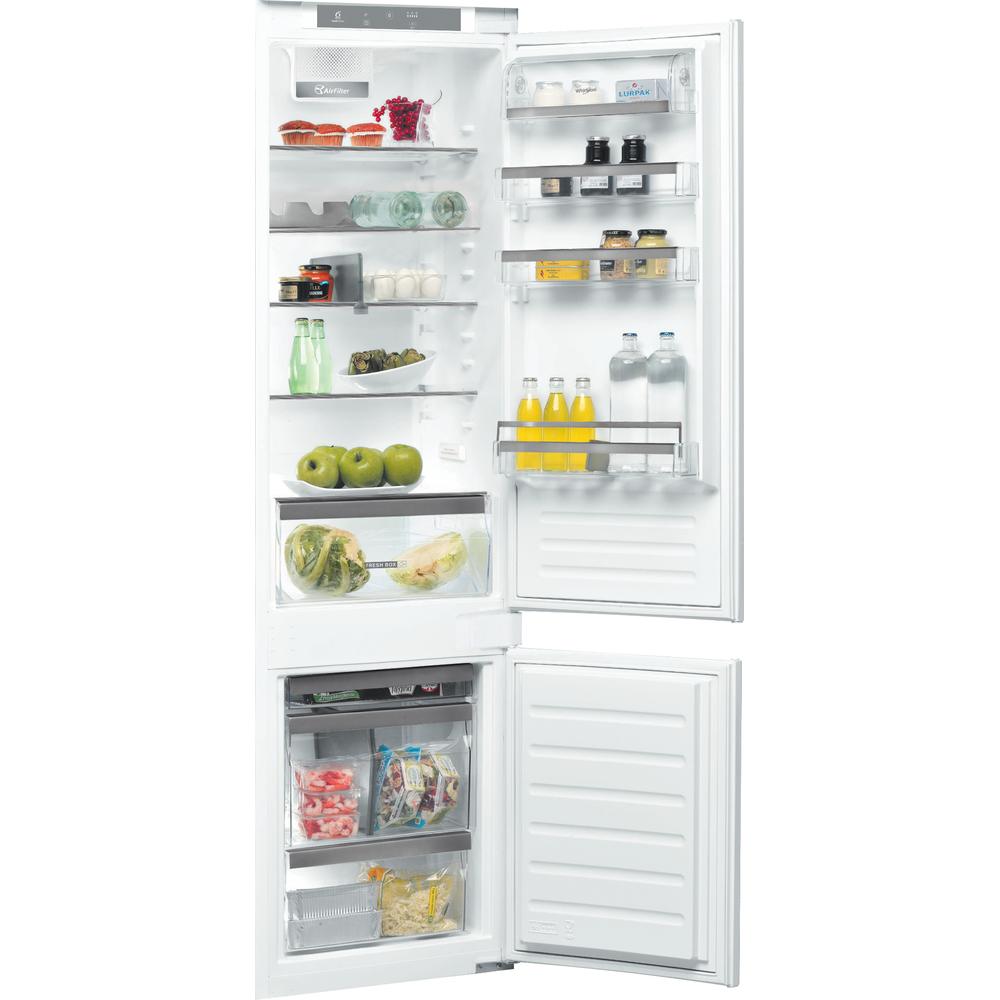 Whirlpool Fridge/freezer combination Vgradni ART 9811 SF2 Bela 2 doors Perspective open
