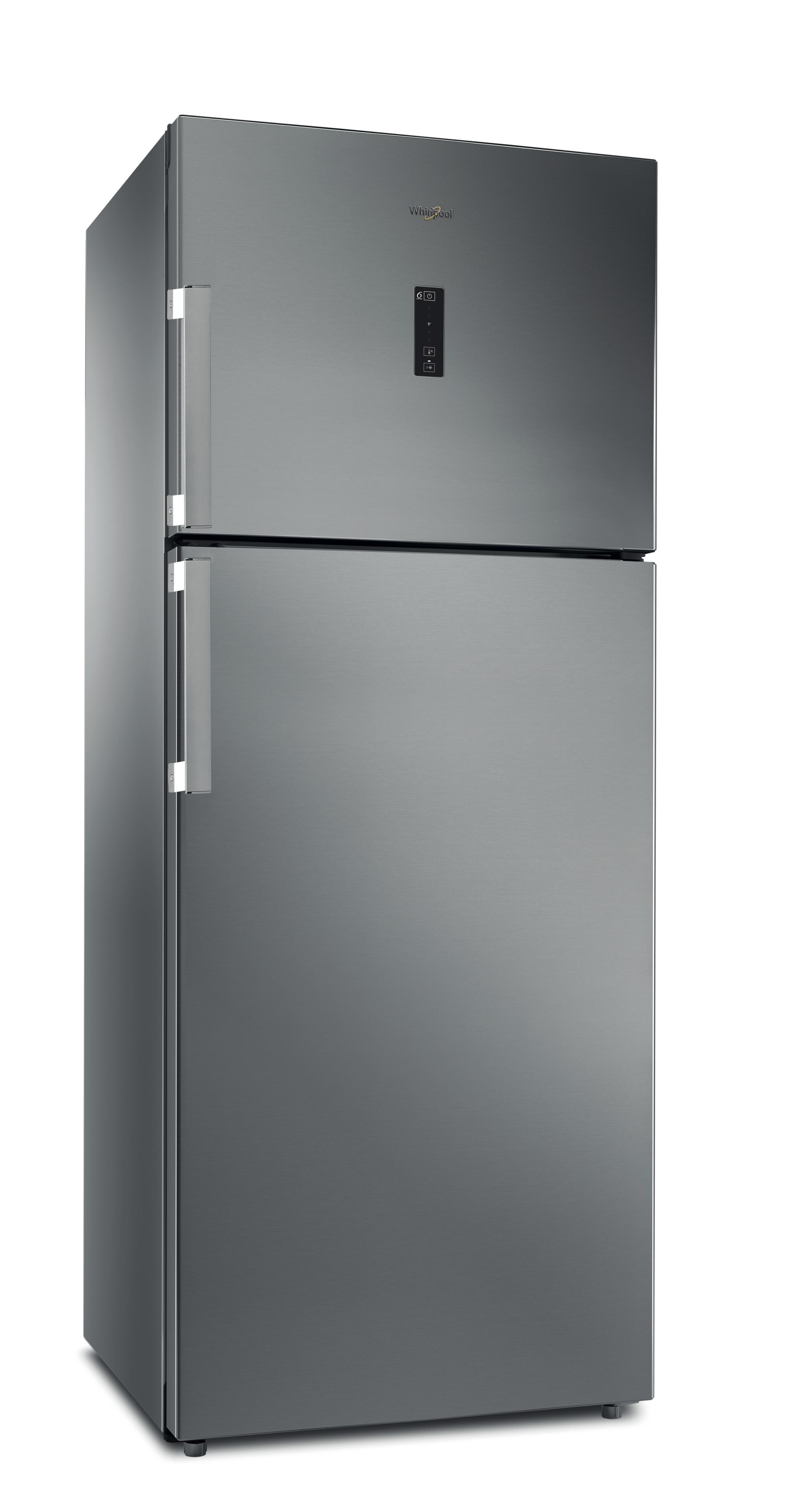 Whirlpool Racitor-congelator combinat Independent WT70E 832 X Optic Inox 2 doors Perspective