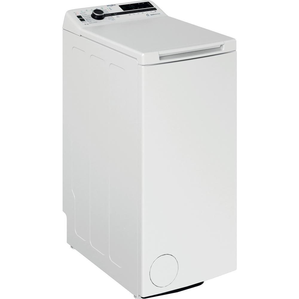 Whirlpool Πλυντήριο ρούχων Ελεύθερο TDLRB 7232BS EU Λευκό Top loader D Perspective