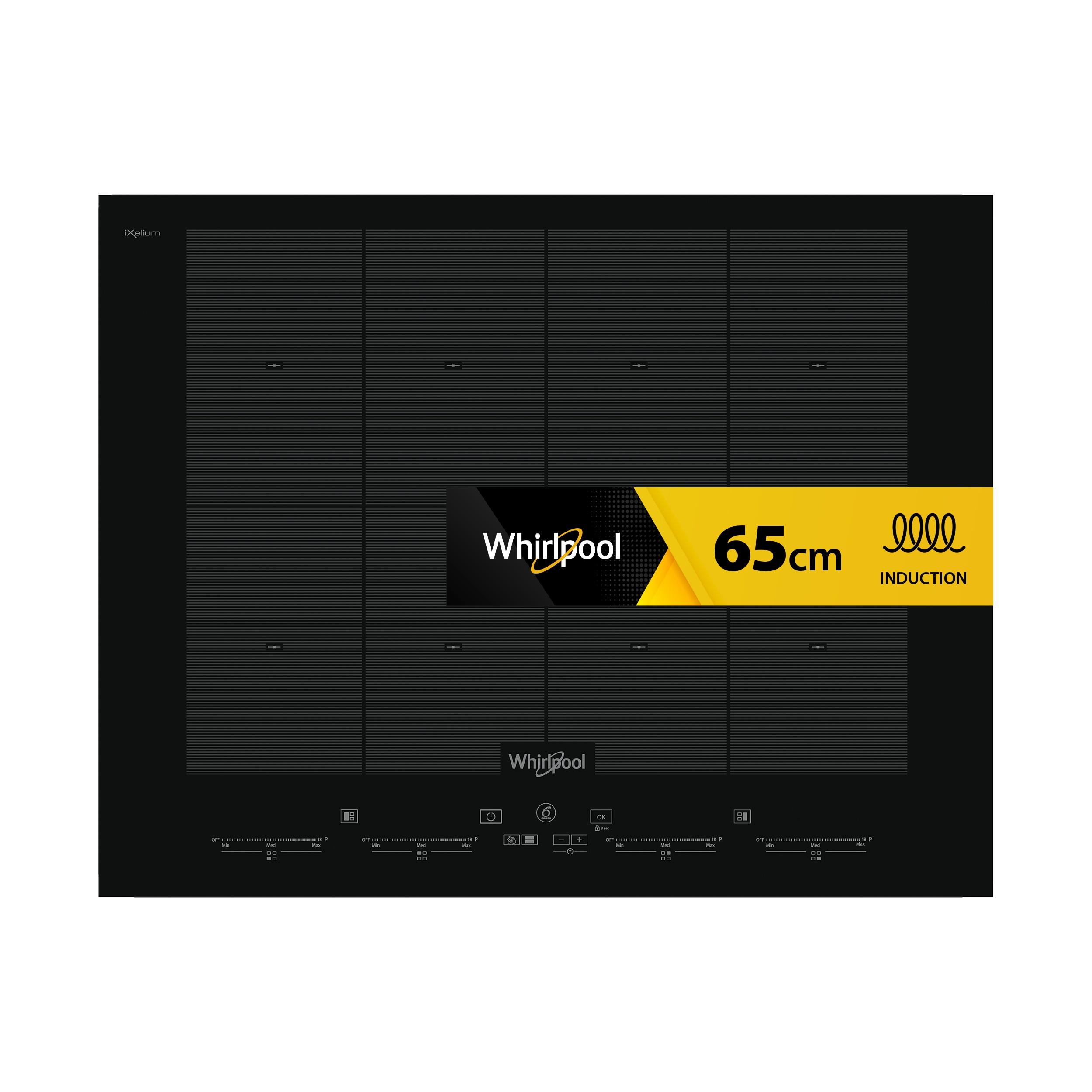 Whirlpool Encimera SMO 658C/NE Negro Induction vitroceramic Frontal