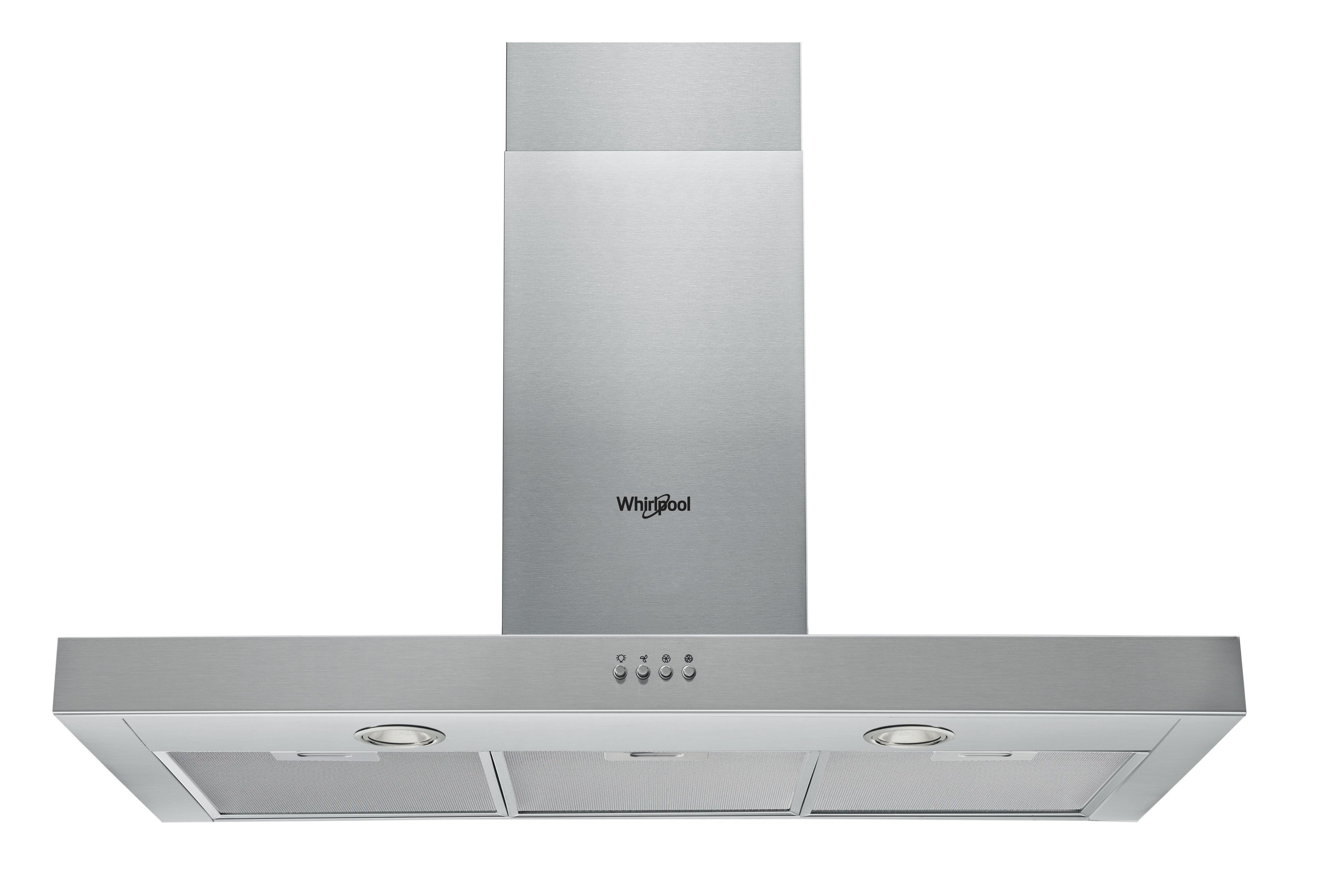Whirlpool Dampkap Inbouw WHBS 94 F LM X Inox Wandmodel Mechanisch Frontal