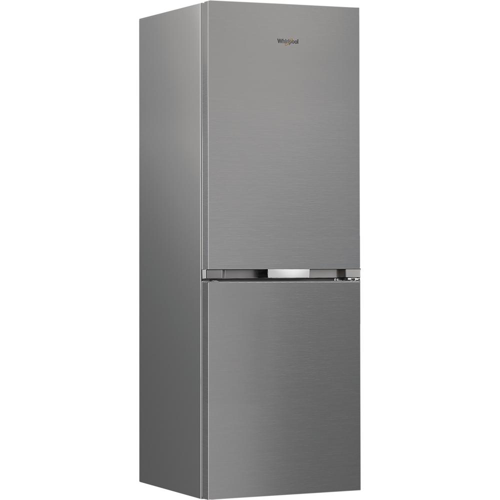 Whirlpool Комбиниран хладилник с камера Свободностоящи WHK 25364 XP4E Сребрист 2 врати Perspective