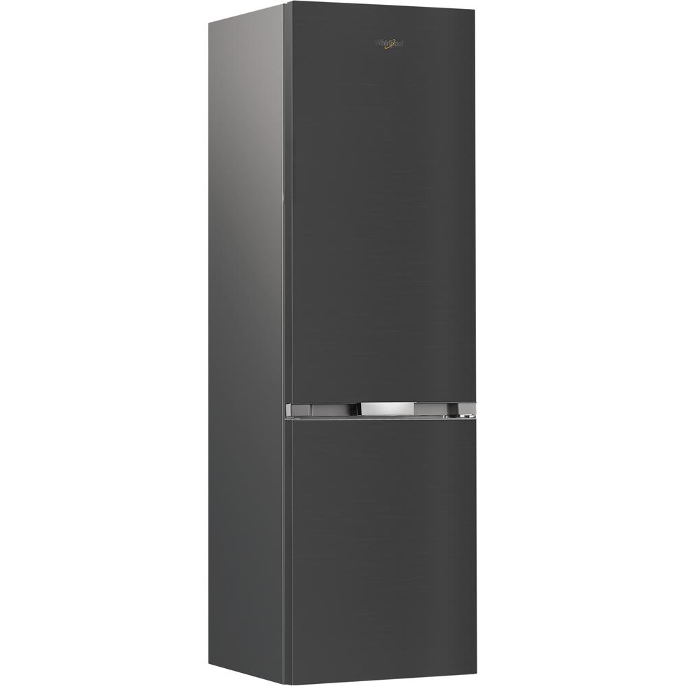 Whirlpool Frižider sa zamrzivačem Samostojeći WHK 25404 XBR5E Crna 2 vrata Perspective