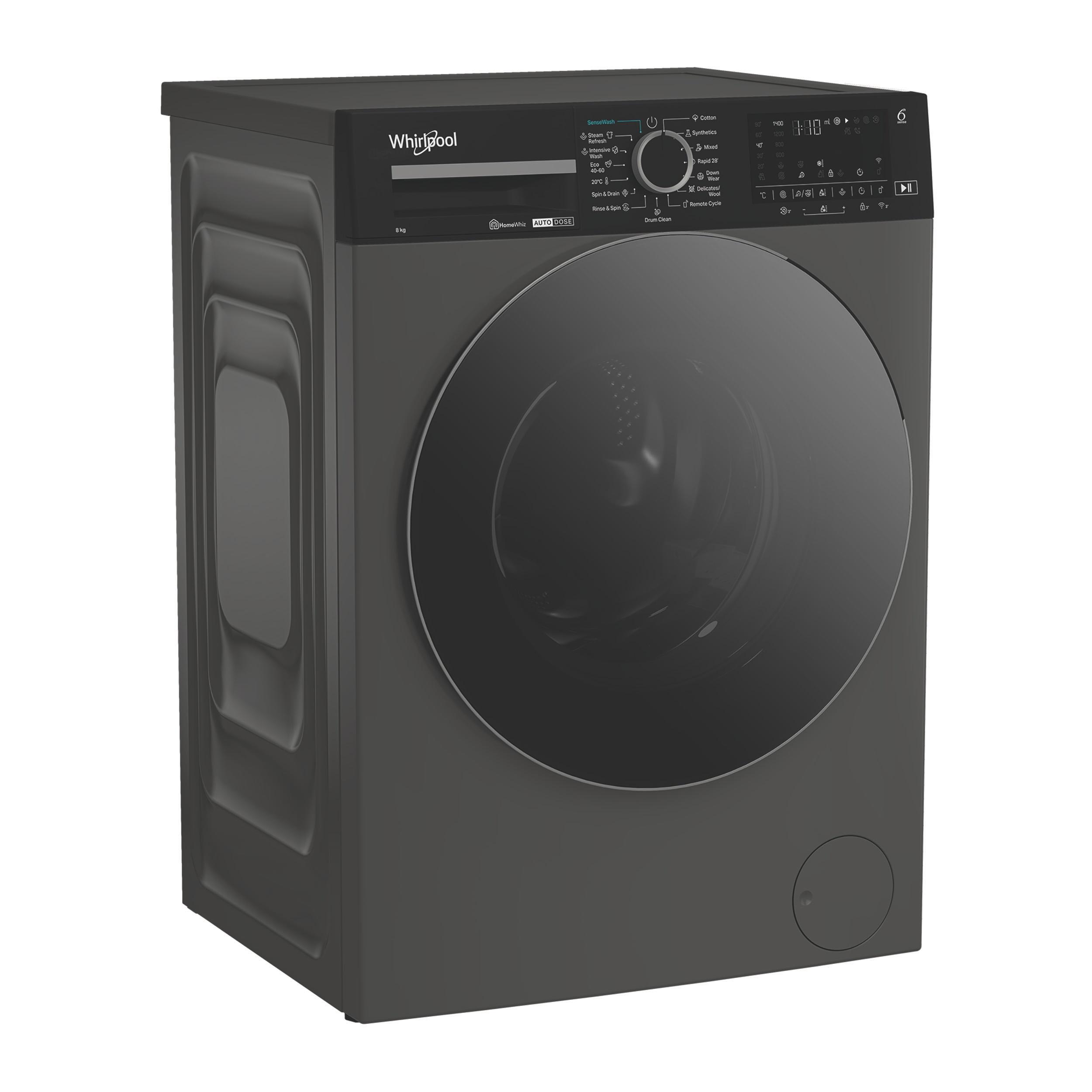 Whirlpool Pesumasin Vabaltseisev WPM 87G ADS EE Manhattan Grey Eestlaetav A Perspective