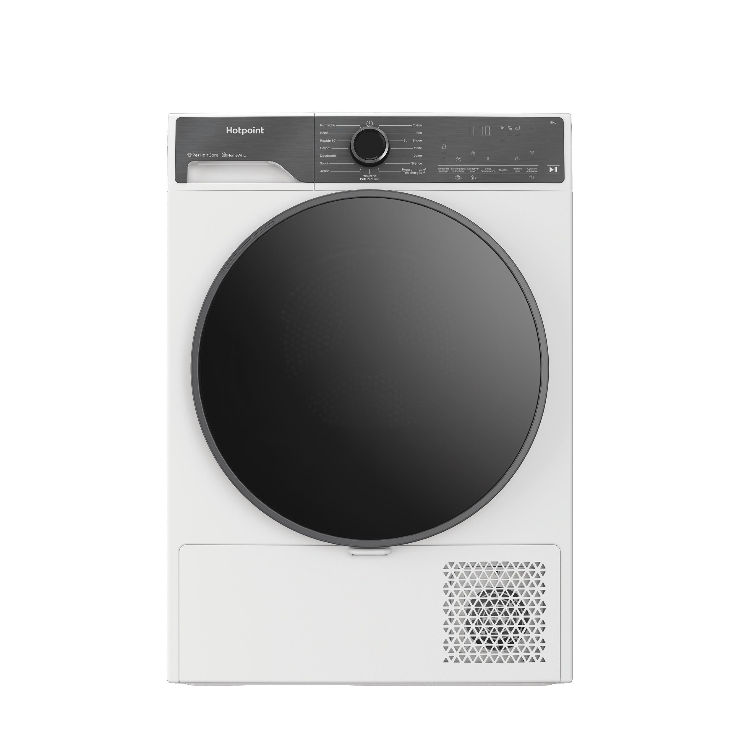 Sèche-linge pompe à chaleur Hotpoint : posable, 11,0 kg