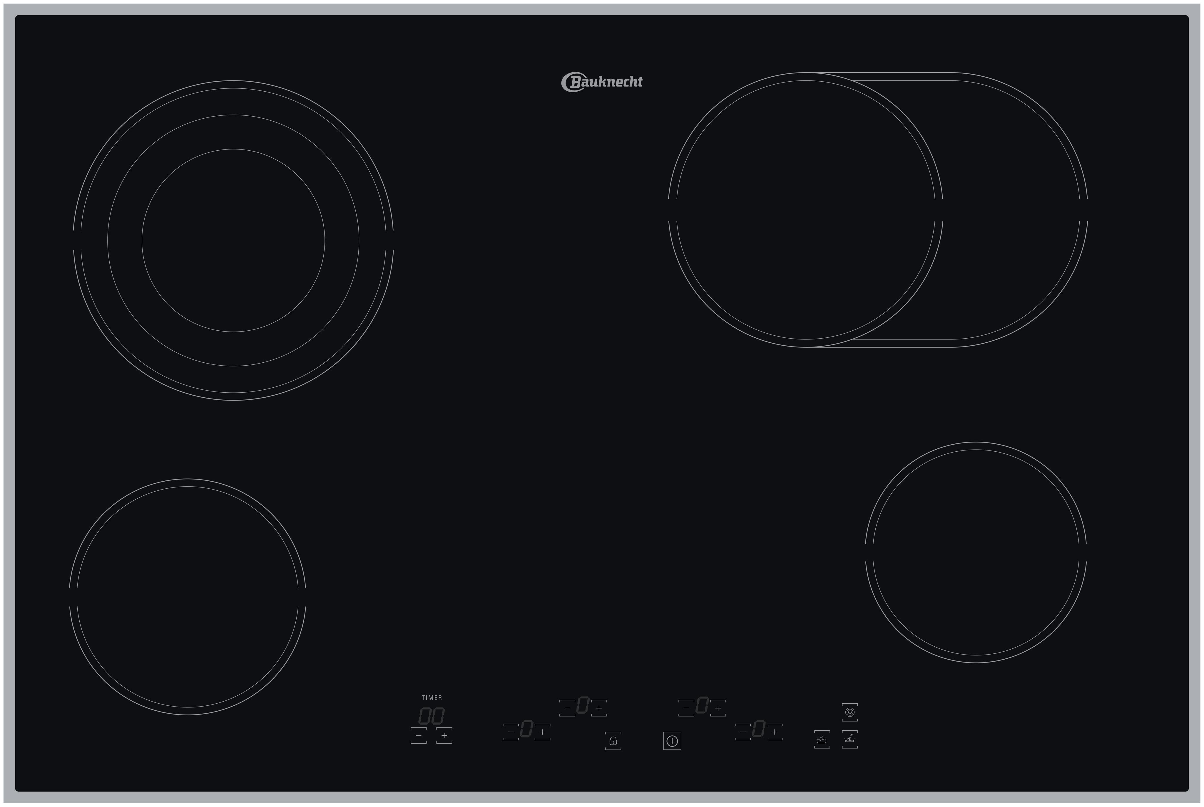 Plaque de cuisson Bauknecht - CTAR 8743/2 IN