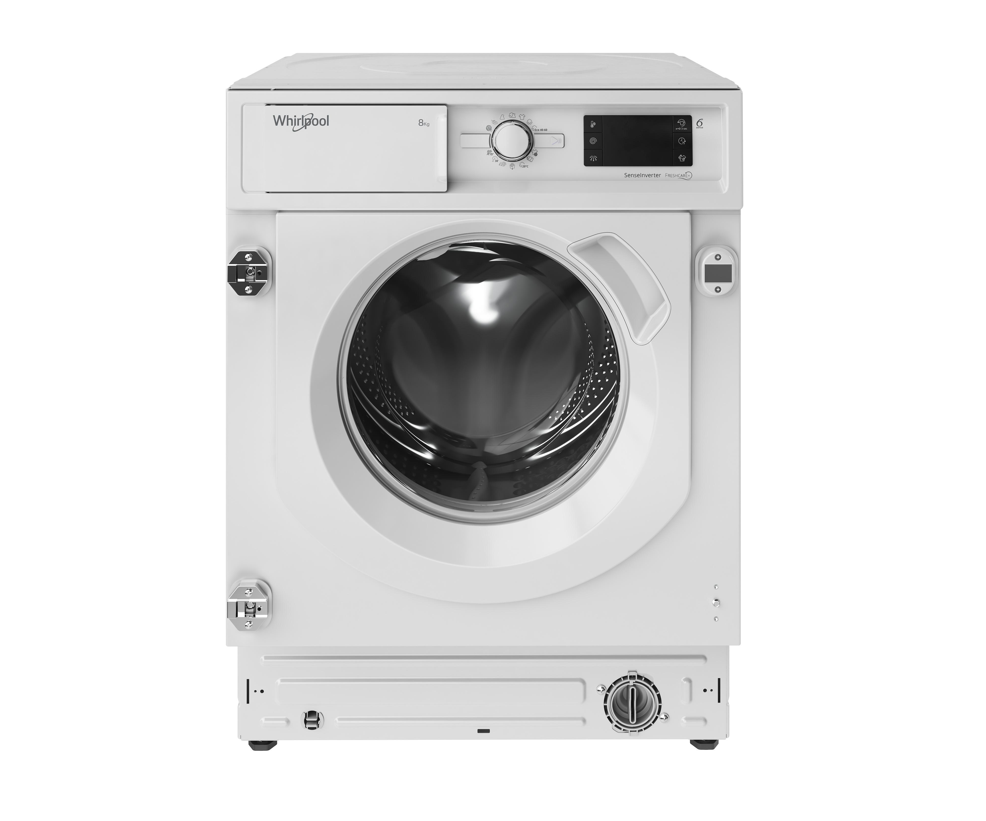 Whirlpool Maşină de spălat rufe Încorporabil BI WMWG 81485E EU Alb Încărcare frontală B Frontal