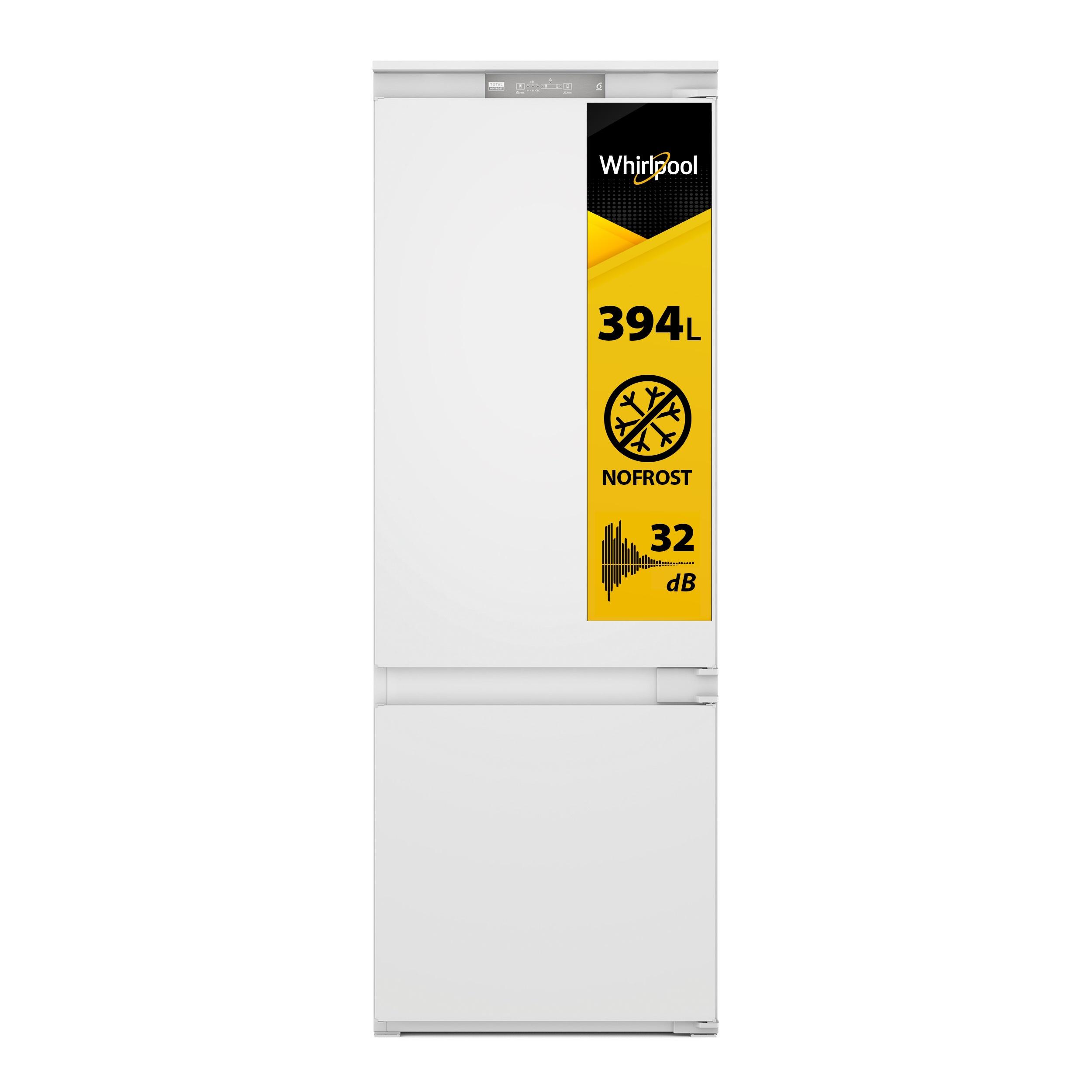 Whirlpool Combinación de frigorífico / congelador Encastre WH SP70 T121 Blanco 2 doors Perspective open