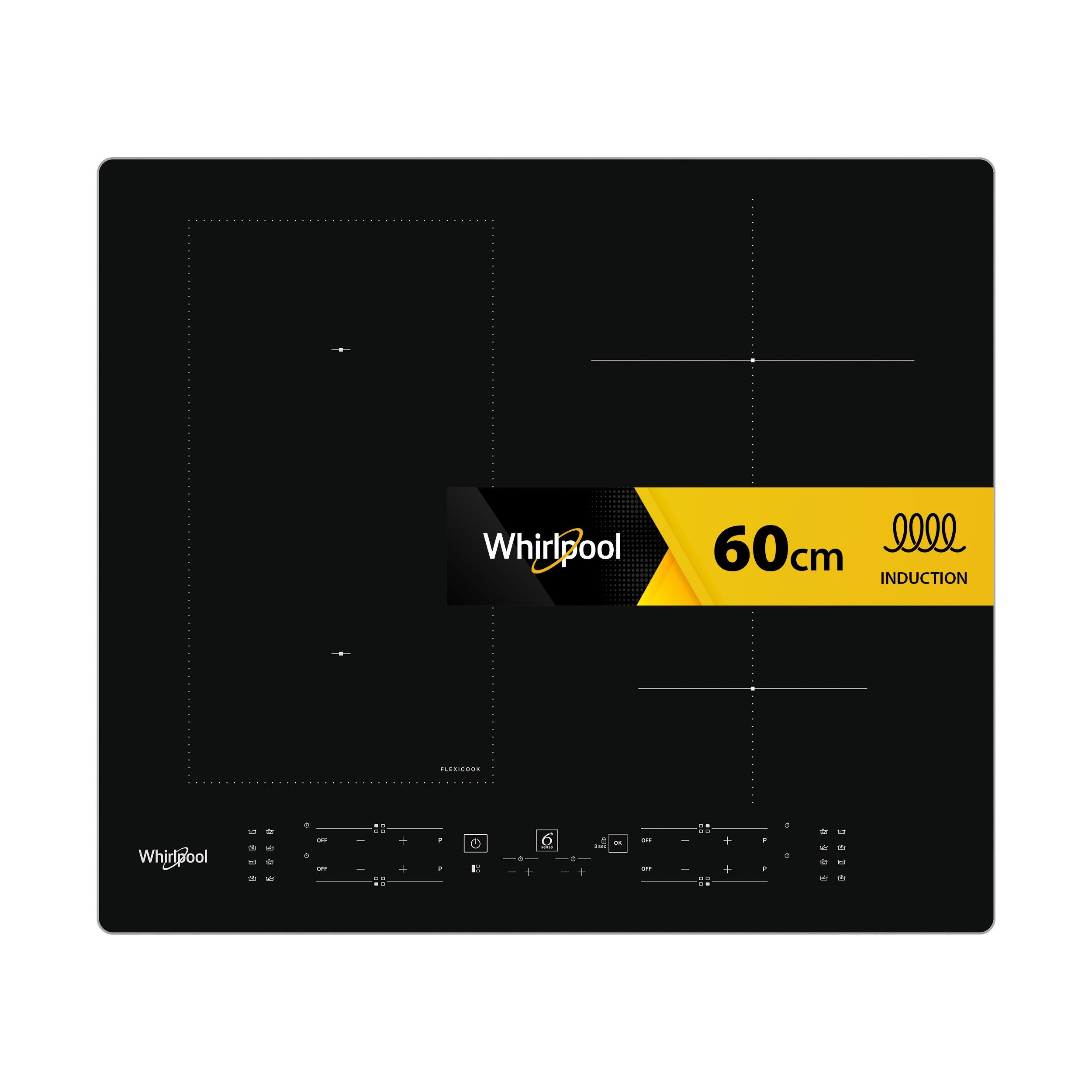Whirlpool Table de cuisson WL B5860 AL Noir Induction vitroceramic Frontal