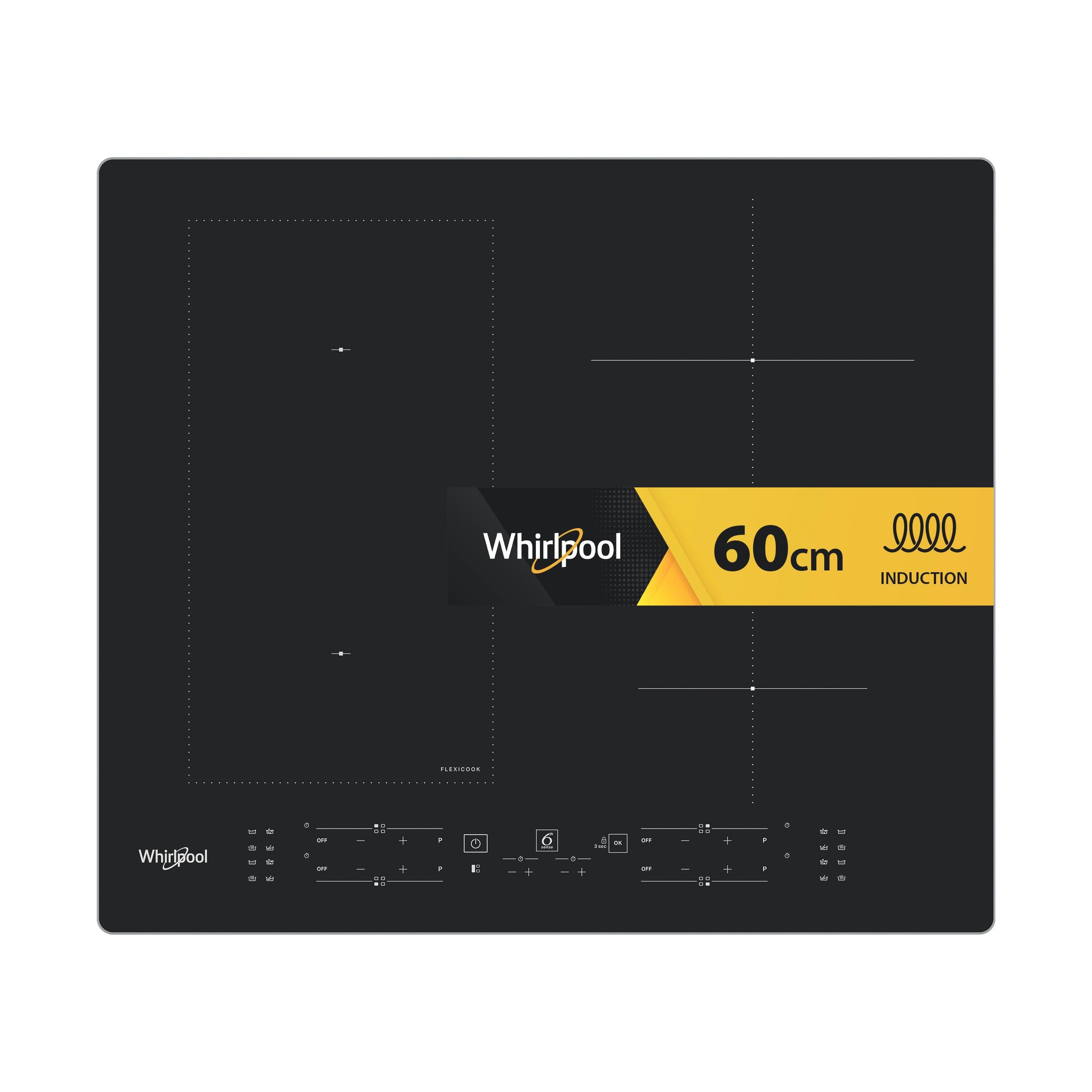 Whirlpool Μονάδα εστιών WL B5860 AL Μαύρο Induction vitroceramic Hero image