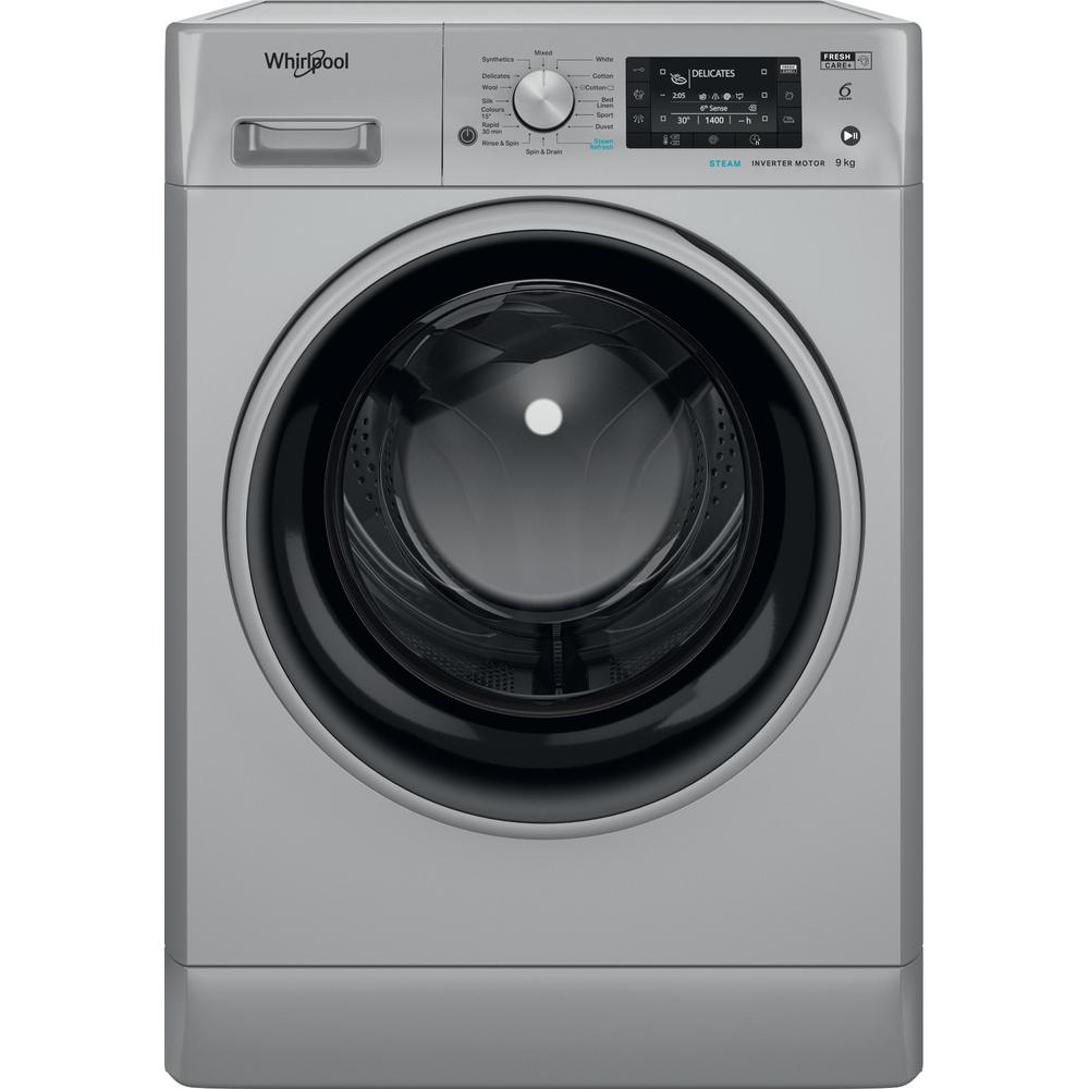 Whirlpool Washing machine Free-standing FFD 9448 SBCV SA Silver Front loader A+++ Frontal