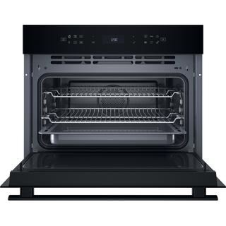 Whirlpool Four à micro-ondes Encastrable WCW6O7HTB Noir Électronique 53 Micro-ondes combiné 950 Frontal open
