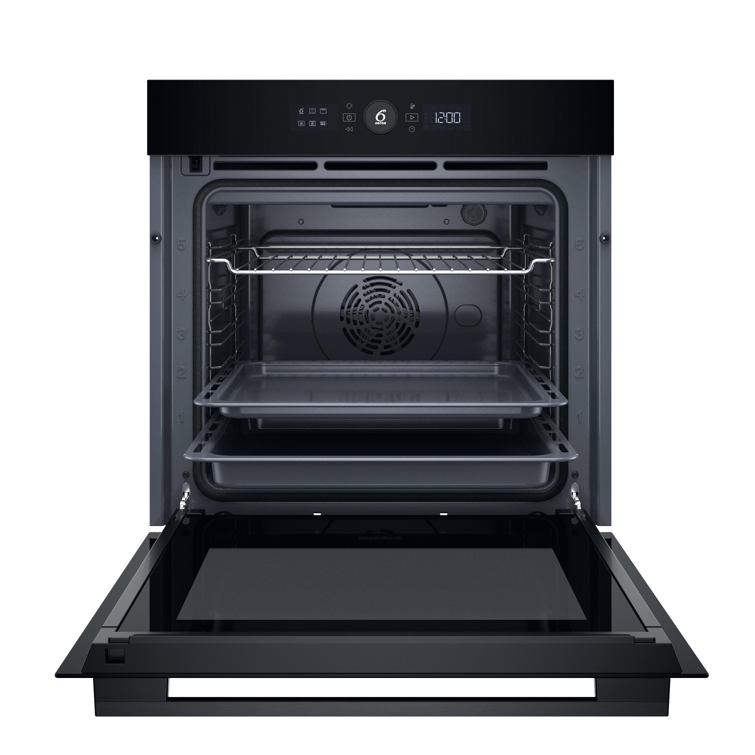 Whirlpool Ugn Inbyggda WNOI5S8PM0BF Elektrisk A+ Frontal open