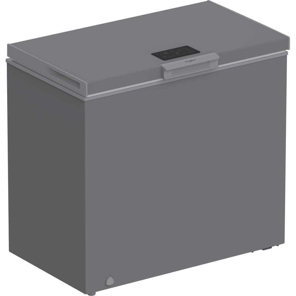Whirlpool Фризер Свободностоящи W3RHS19EG Сив Perspective