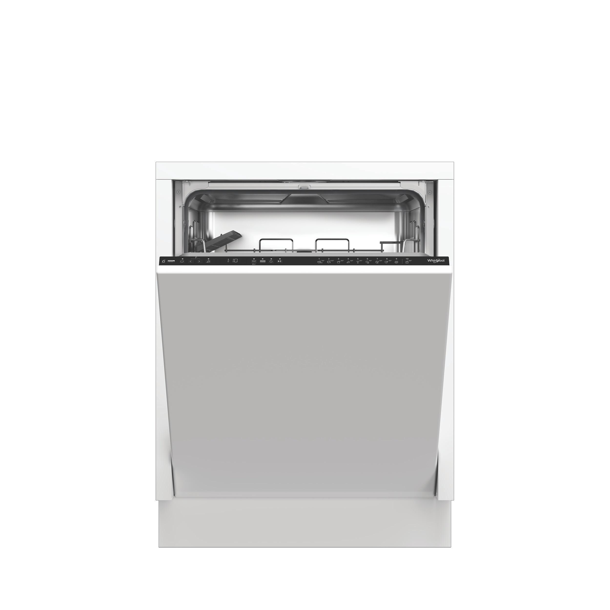 Whirlpool ugradna mašina za pranje sudova: crna boja, standardne veličine - WH3ITC14B4N6