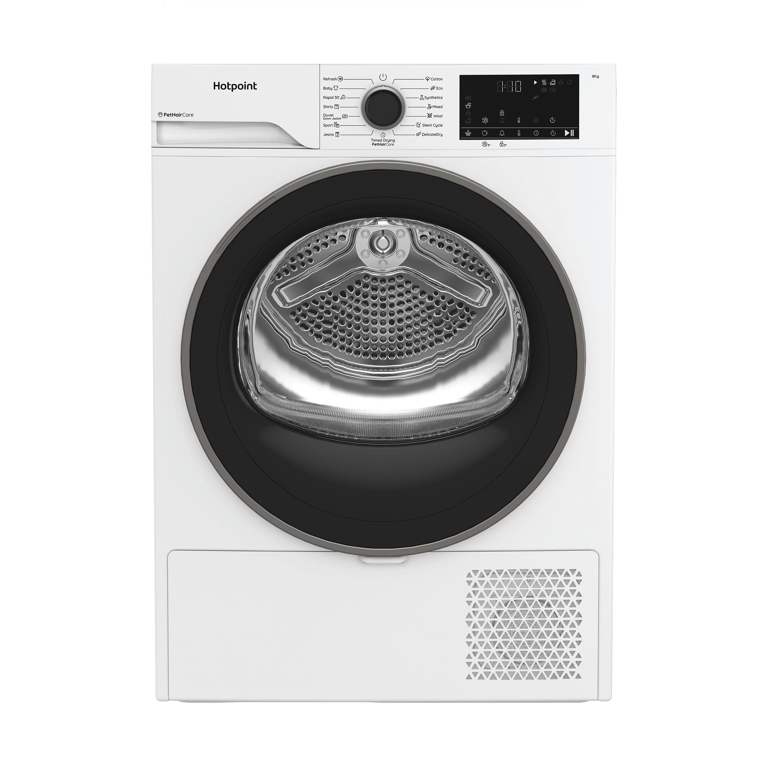Hotpoint Sèche-linge C HD 84M WBS EE Blanc Frontal