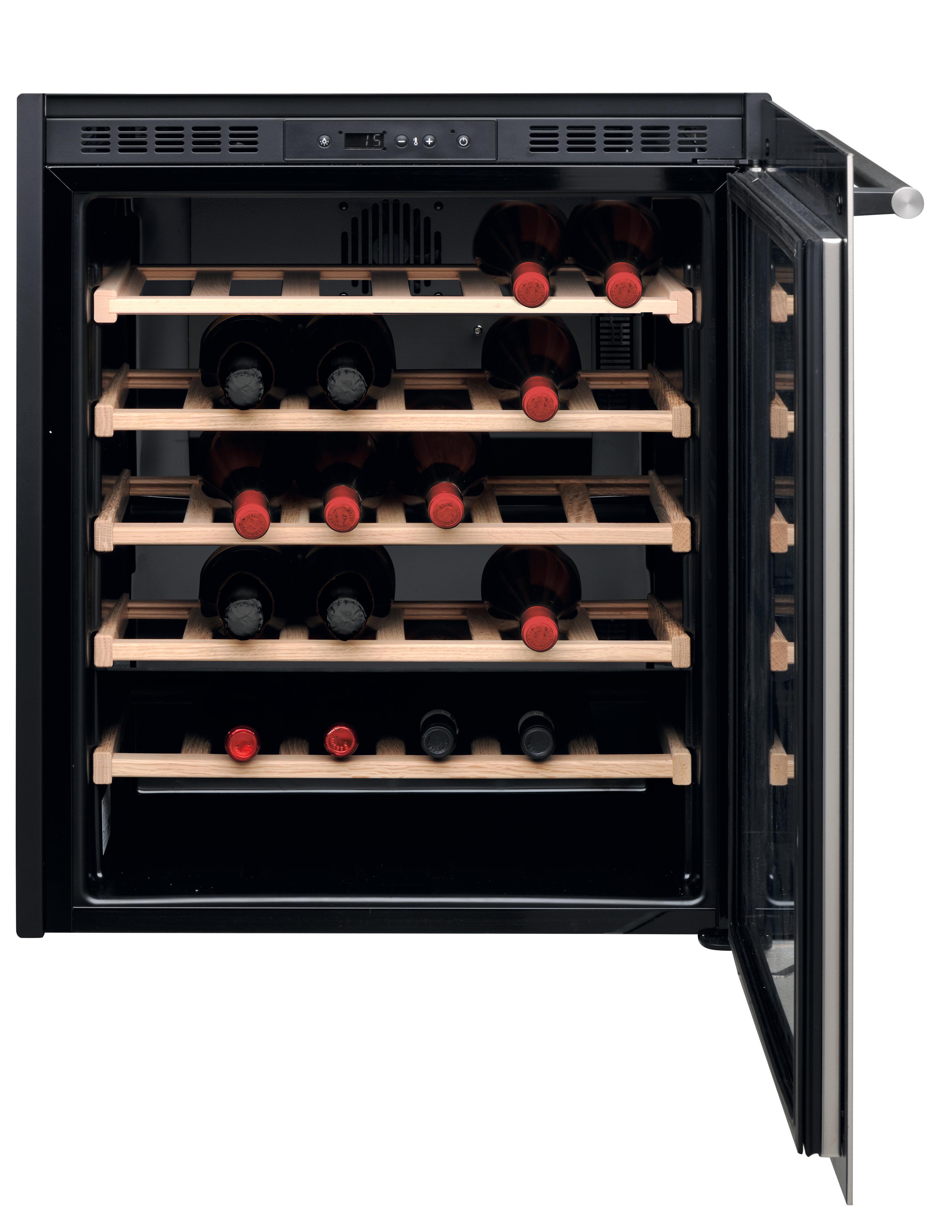 Hotpoint_Ariston Armazenamento de vinho Encastre HA6 WC71101 Inox Frontal open