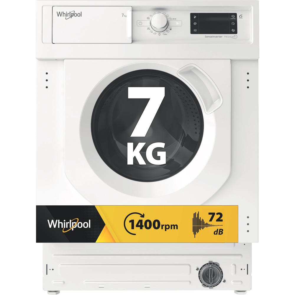 Whirlpool Перална машина Вграден BI WMWG 71483E EU N Бял Предно зареждане D Hero image
