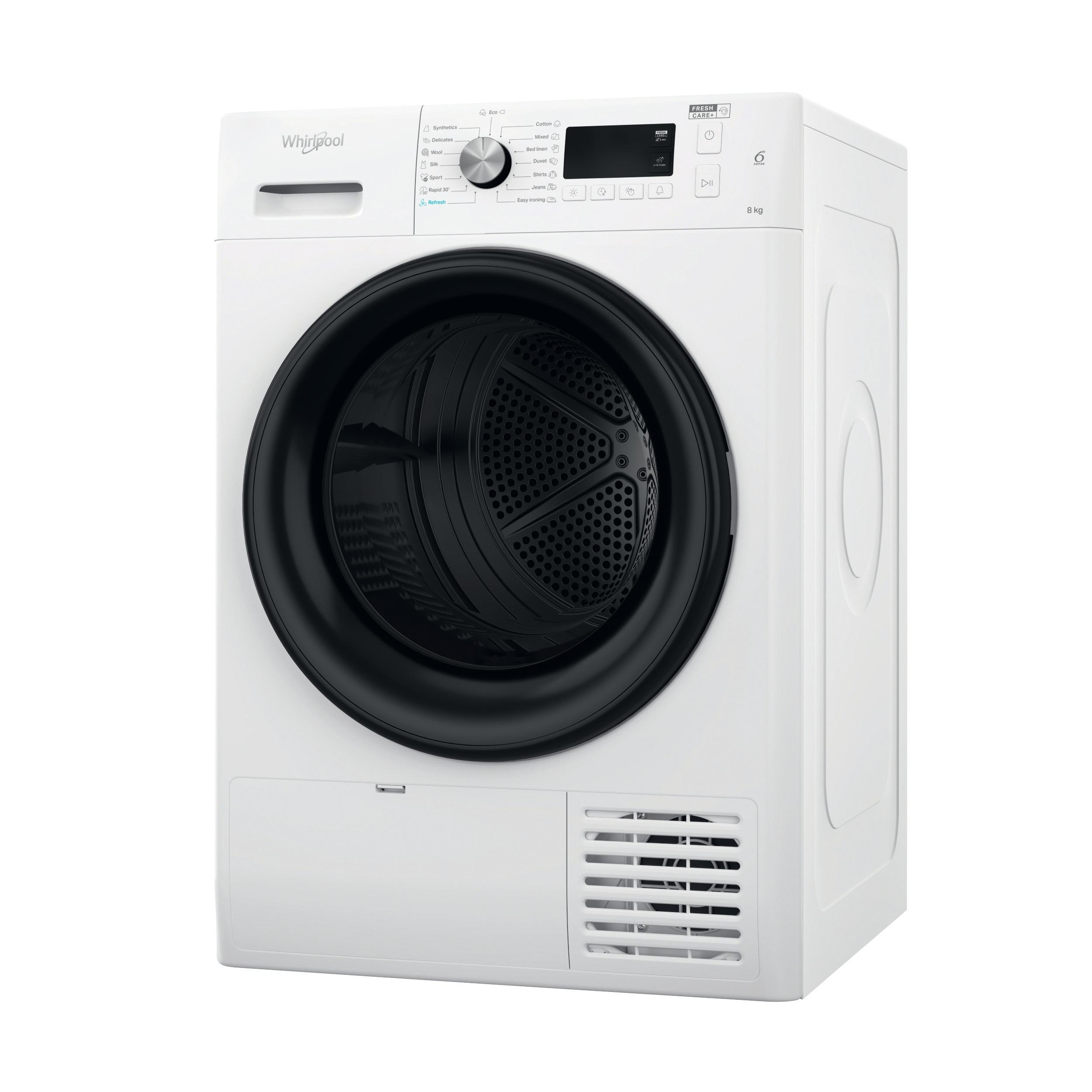 Whirlpool Szárító FFT M11 82B EE Fehér Perspective
