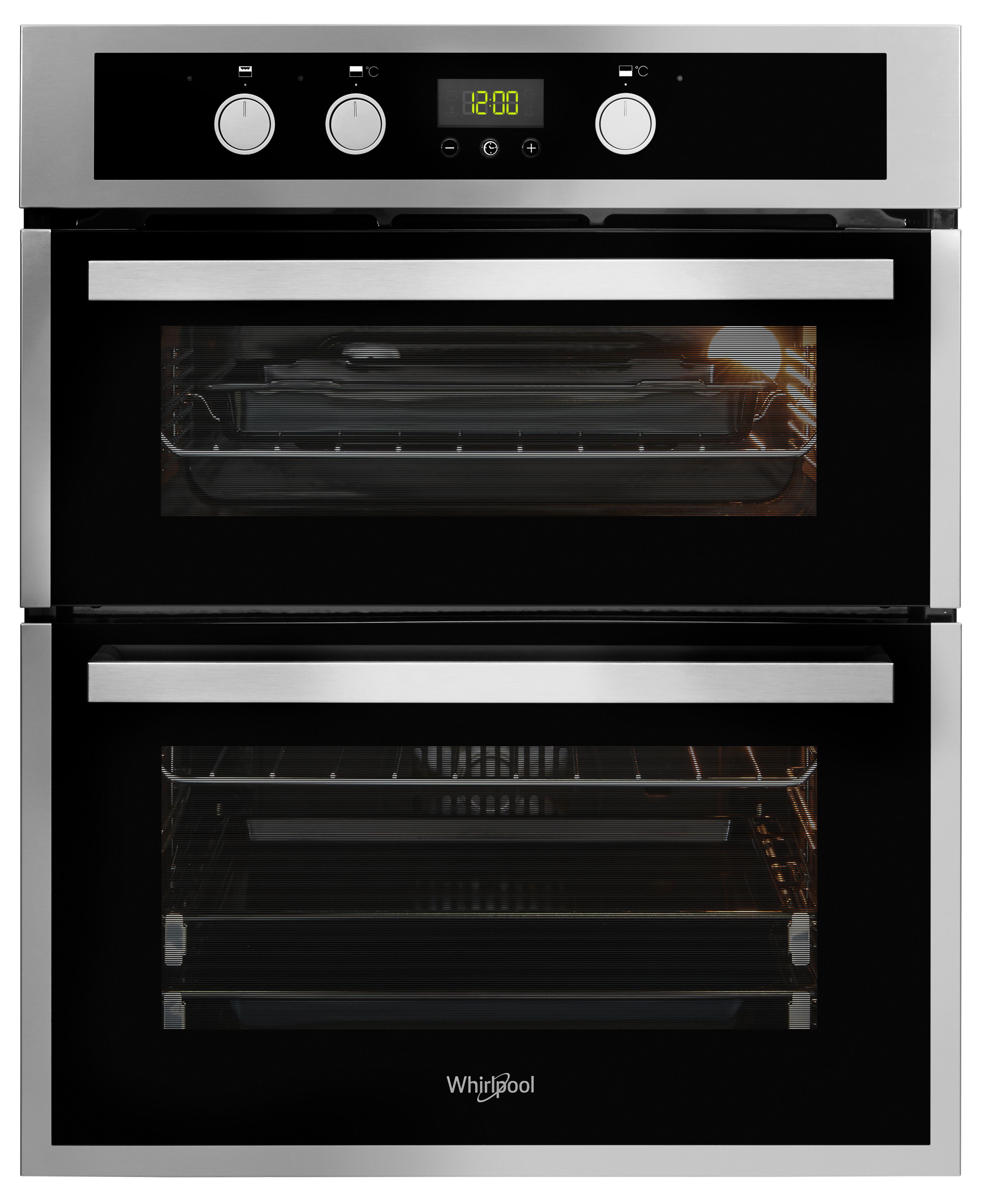 Whirlpool Double oven AKL 307 IX Inox A Frontal