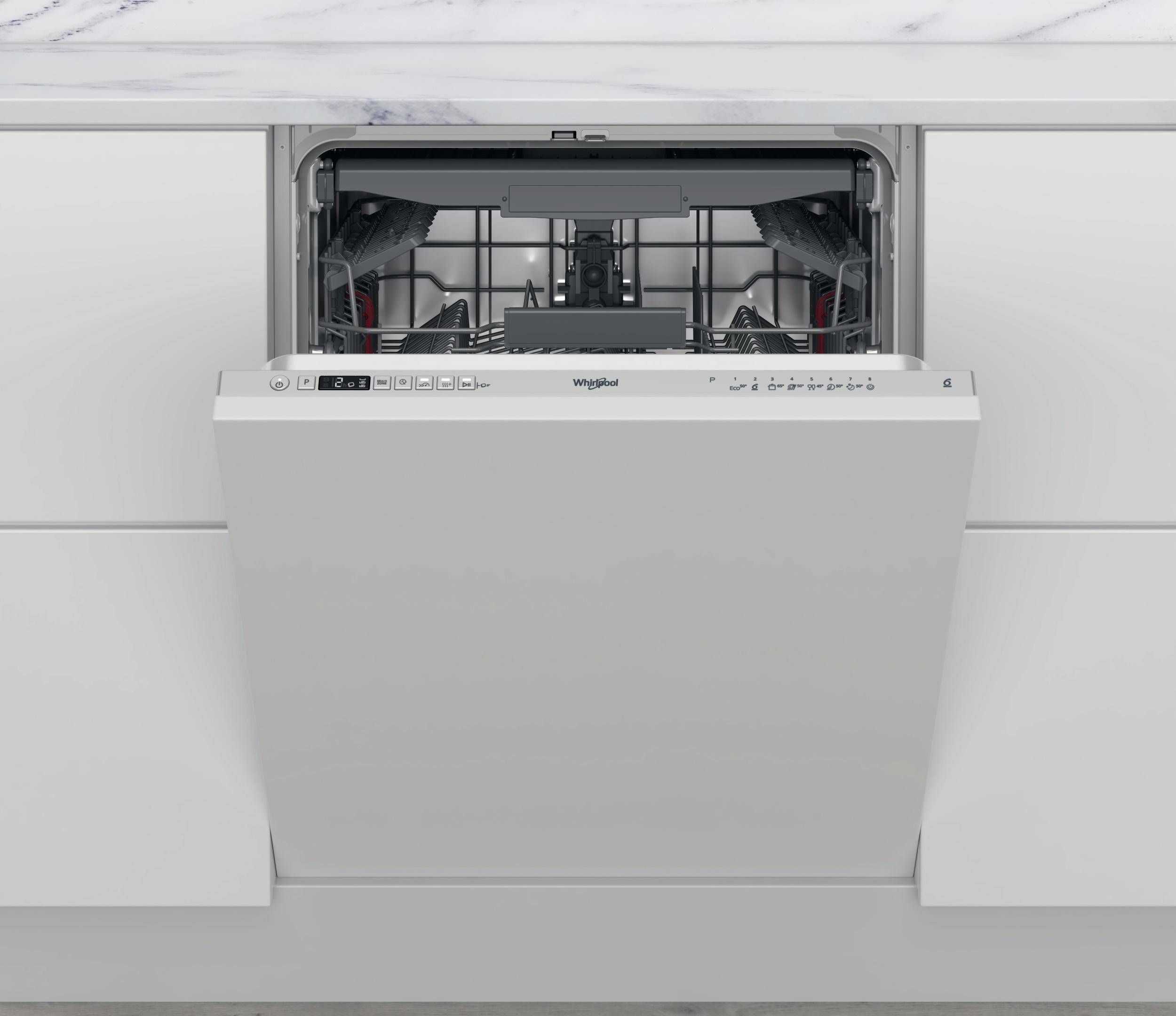 Whirlpool Lave-vaisselle Encastrable WIC 3C33 F Tout intégrable D Frontal