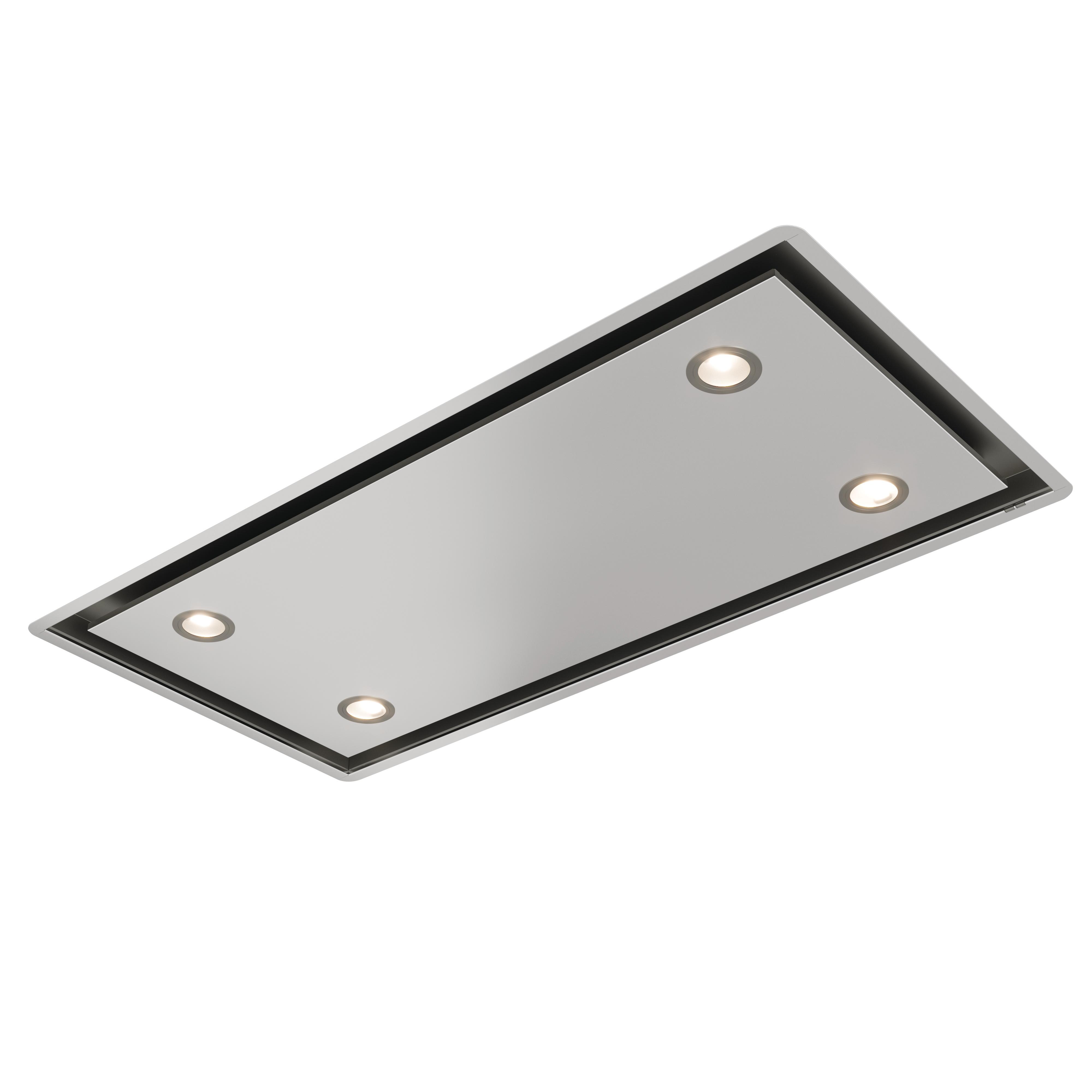 Whirlpool Afzuigkap Ingebouwd UEI 102F LR X Rvs Ingebouwd Elektronisch Perspective