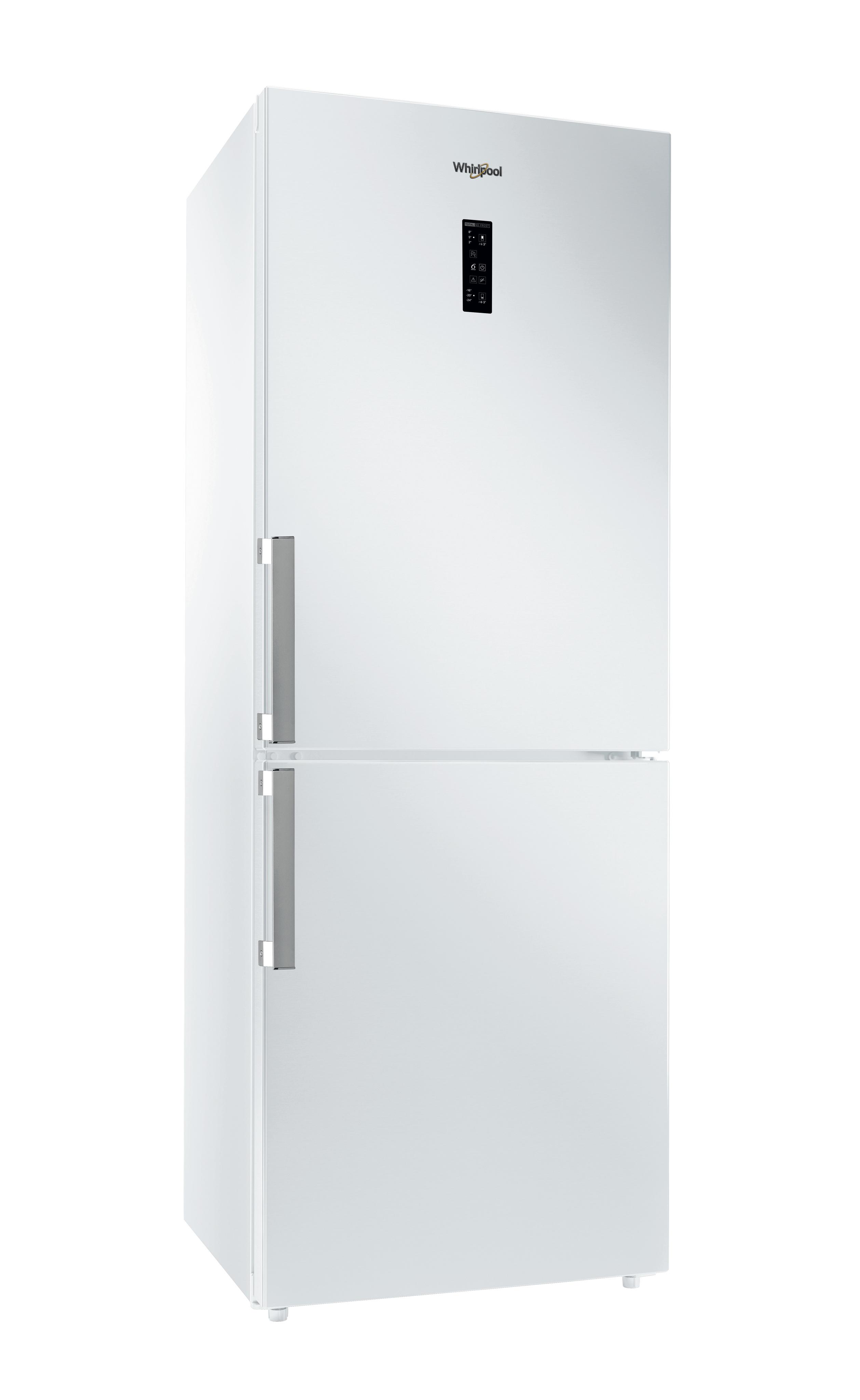 Whirlpool Kombinovaná chladnička s mrazničkou Voľne stojace WB70E 973 W Biela 2 doors Perspective