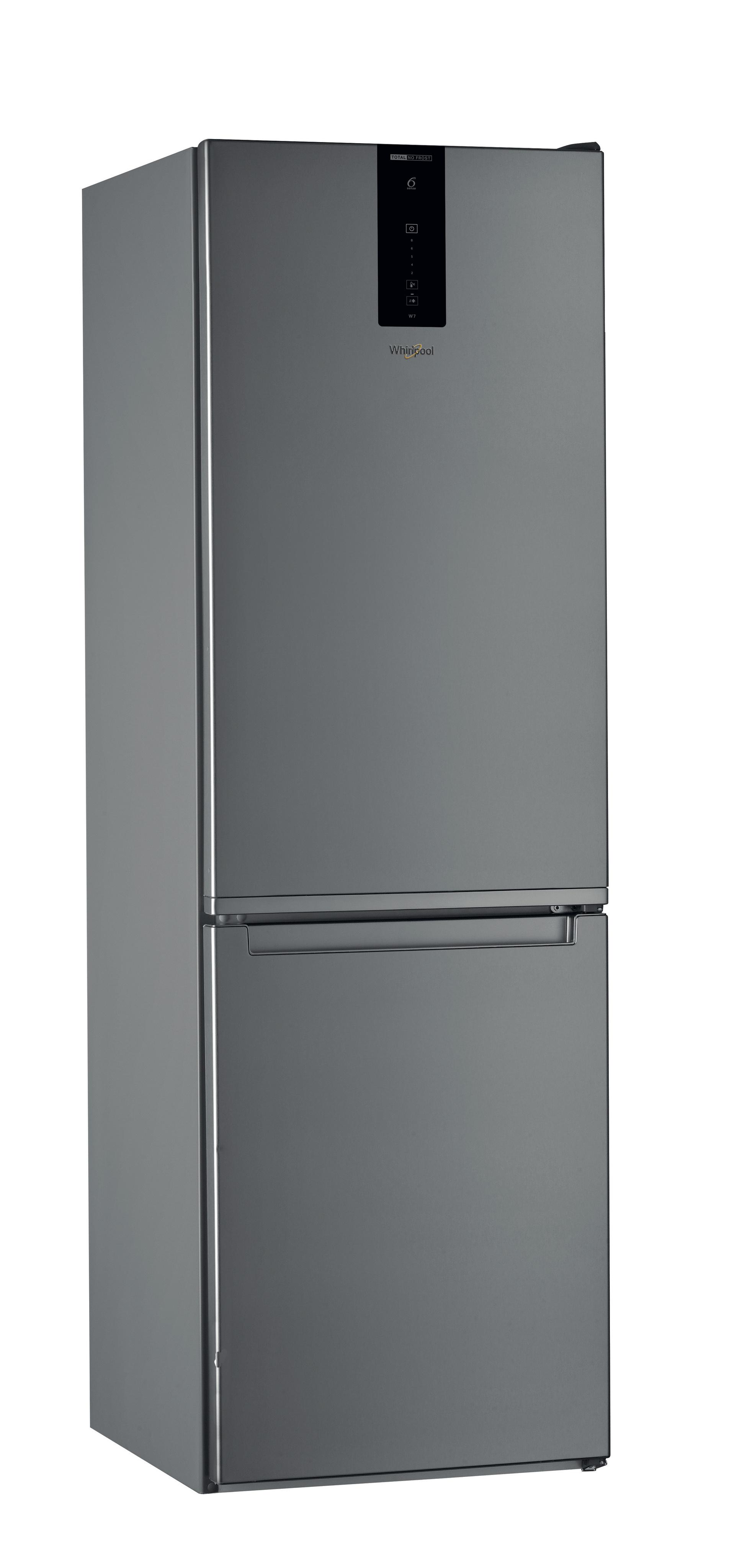 Whirlpool Racitor-congelator combinat Independent W7 811O OX Optic Inox 2 doors Perspective