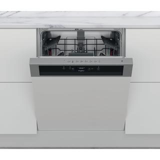 Whirlpool pol-vgradni pomivalni stroj: Inox barva, Standardna širina - WBC 3C26 X