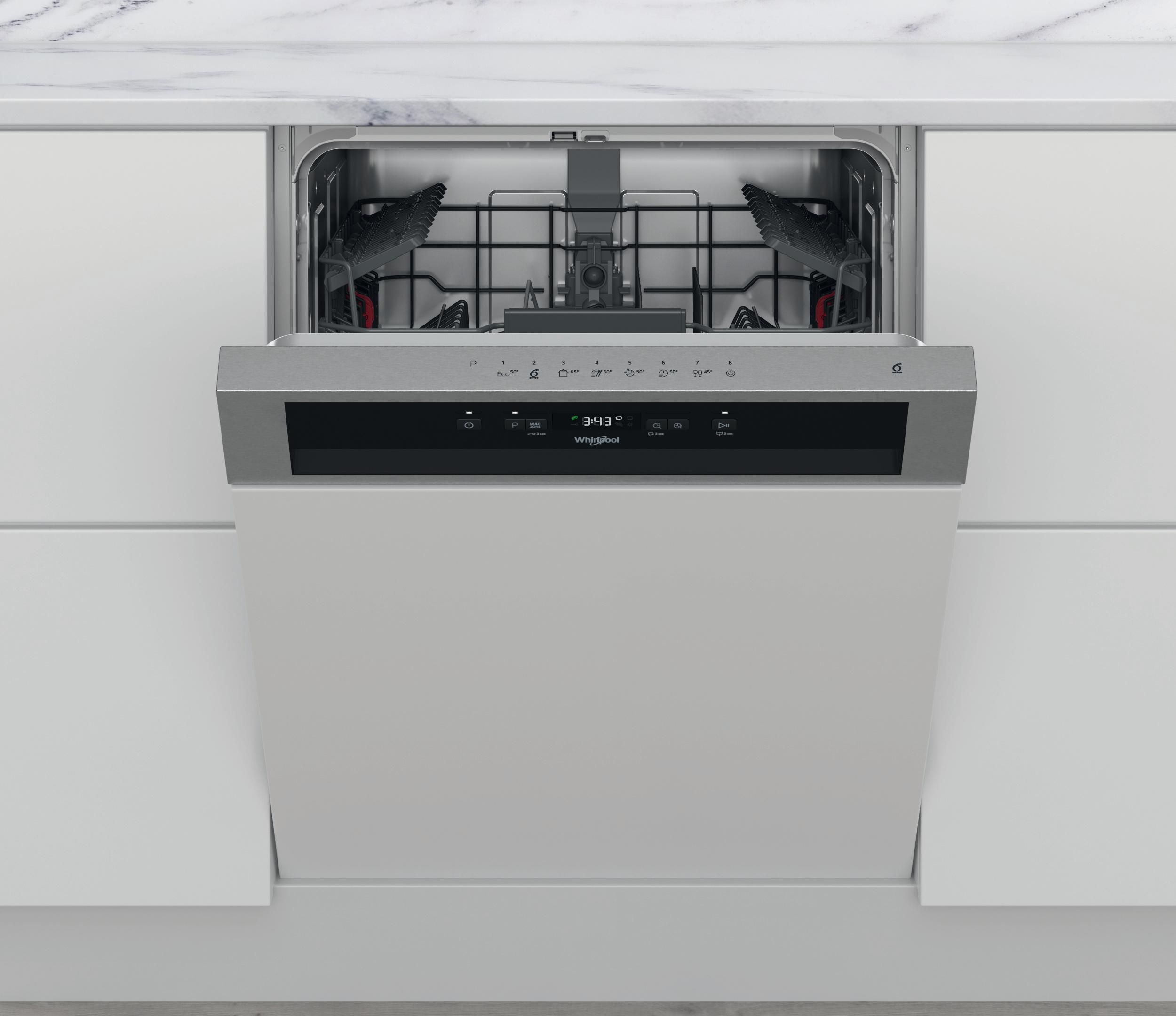 Whirlpool Umývačka riadu Vstavané WBC 3C26 X Half-integrated E Frontal