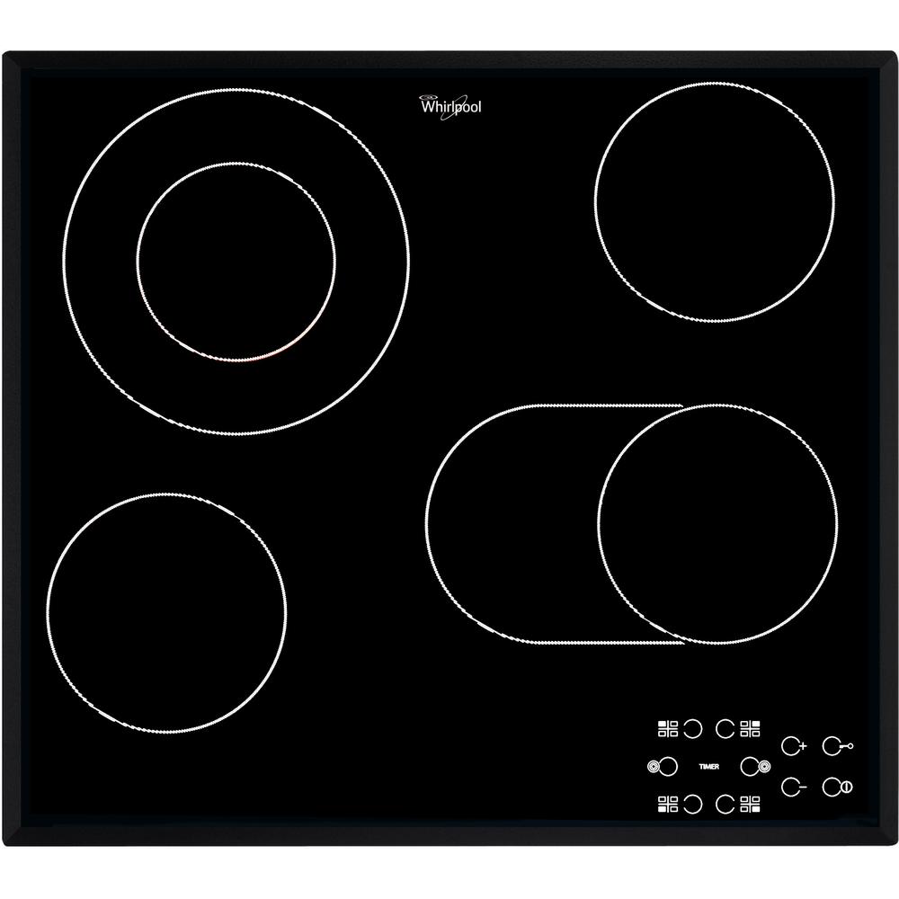 Whirlpool Ploča AKT 8190/BA Crna Radiant vitroceramic Frontal
