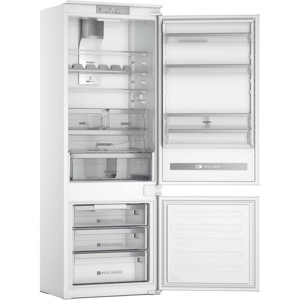 Whirlpool Fridge/freezer combination Vgradni SP40 802 EU 2 Bela 2 doors Perspective open