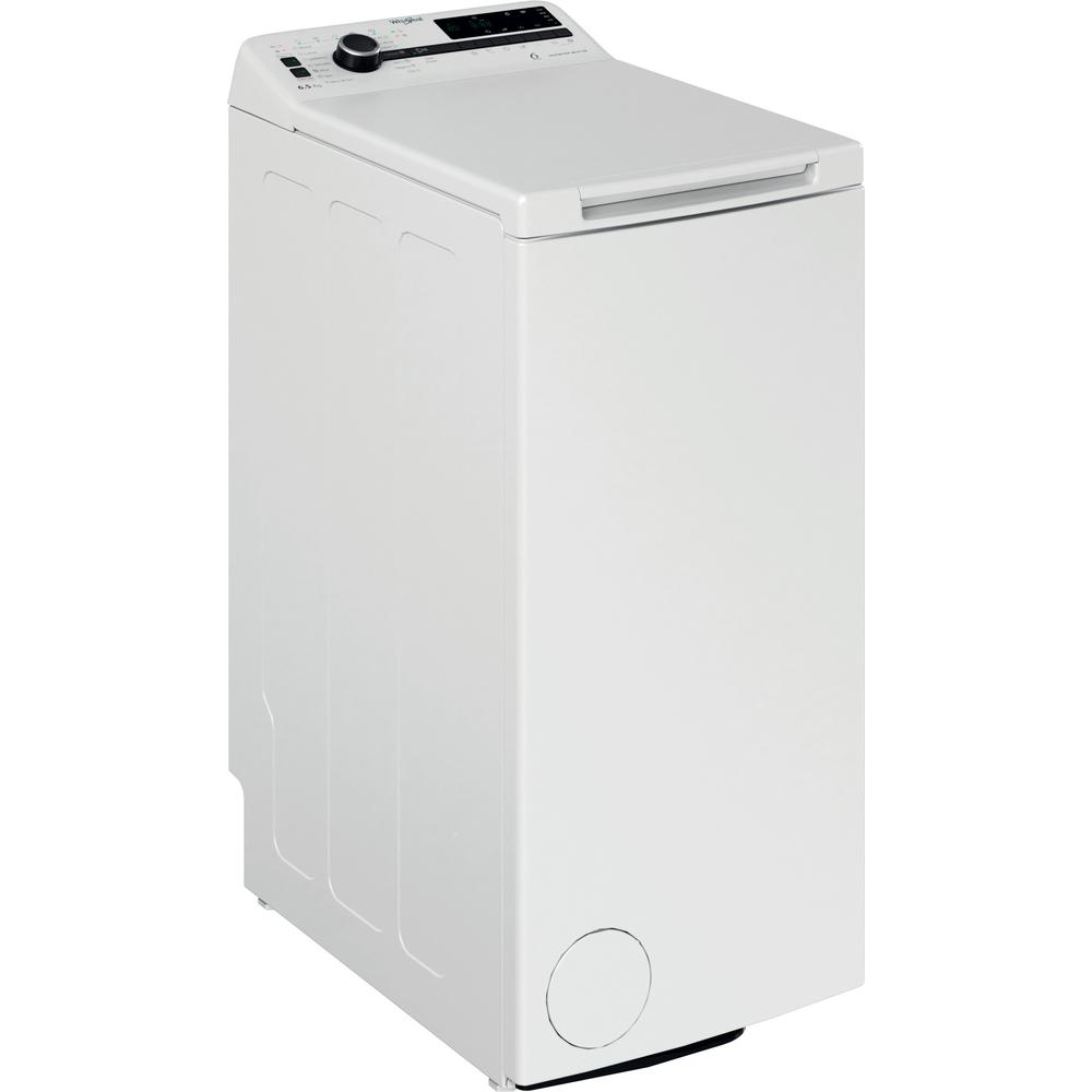 Whirlpool Skalbimo mašina Laisvai pastatoma TDLRB 65241BS EU/N Balta Pakraunama iš viršaus C Perspective