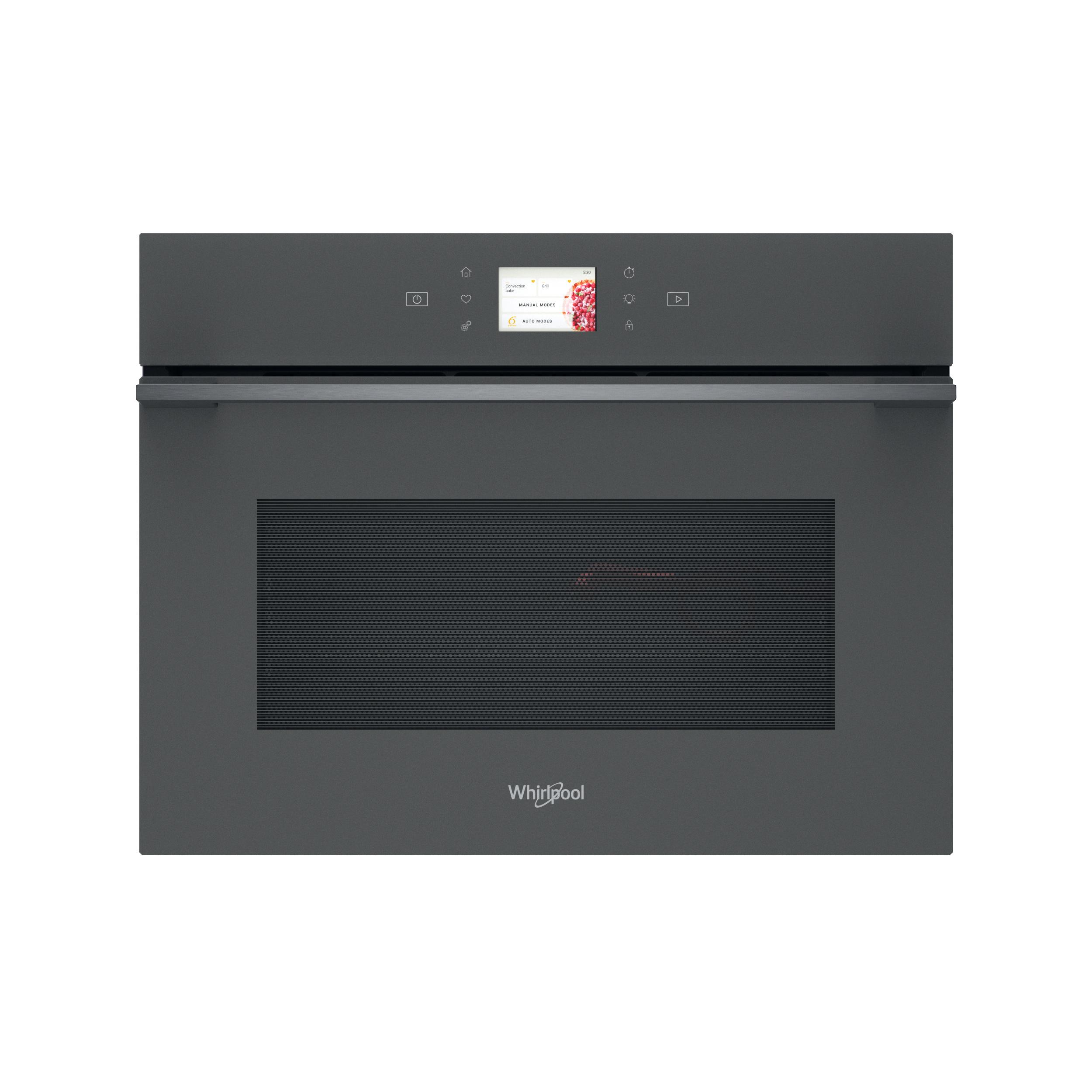 Whirlpool Mikrovlnná trouba Vestavné WCW11O7FHTSSM Stardust grey matte Elektronické 53 Mikrovlny kombi 950 Frontal