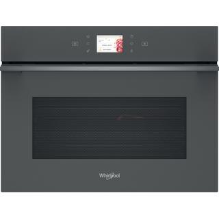 Whirlpool Mikrovlnná trouba Vestavné WCW11O7FHTSSM Stardust grey matte Elektronické 53 Mikrovlny kombi 950 Frontal