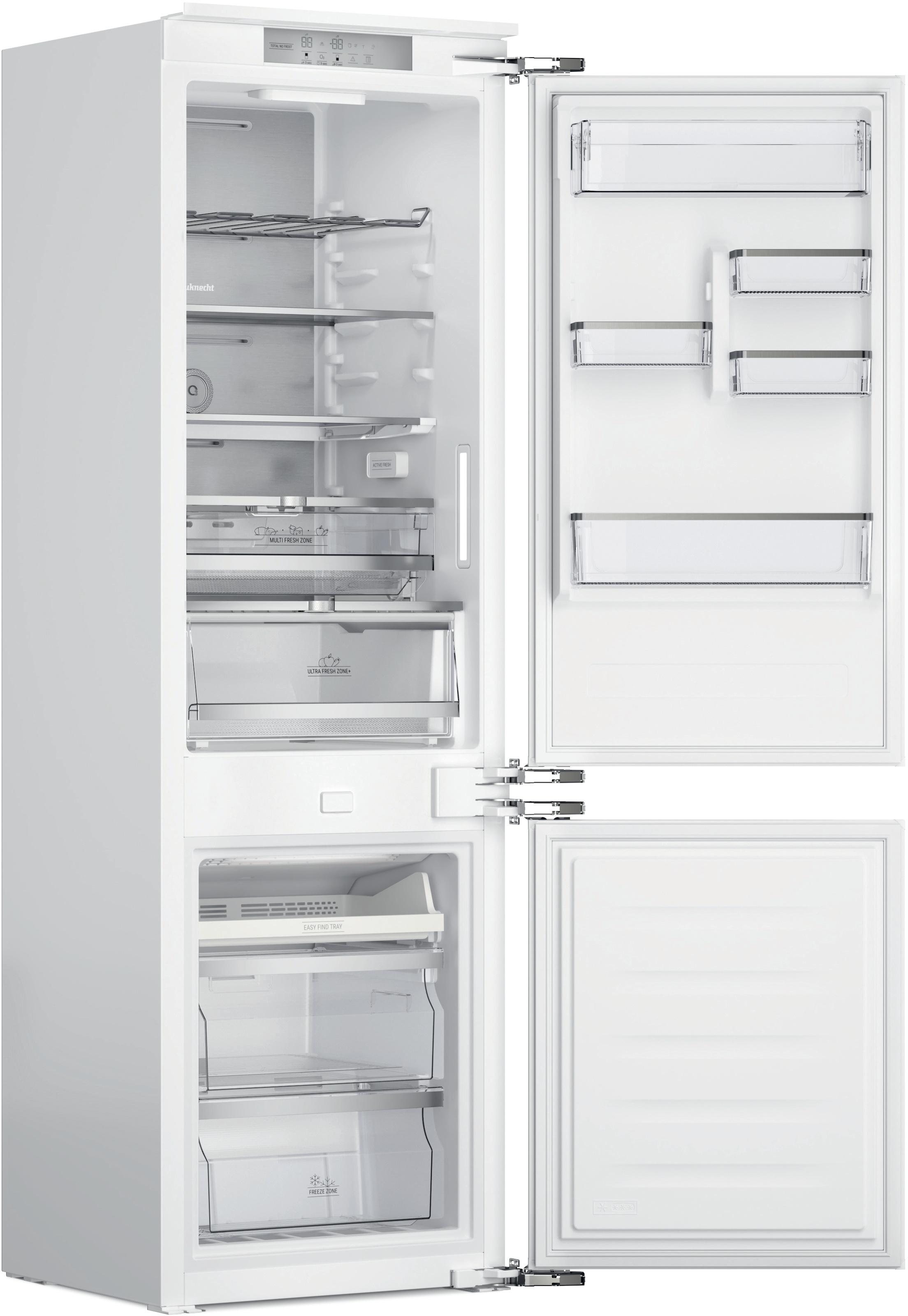 Bauknecht Koel-vriescombinaties Inbouw KGITN 18F3 MA Wit 2 doors Perspective open