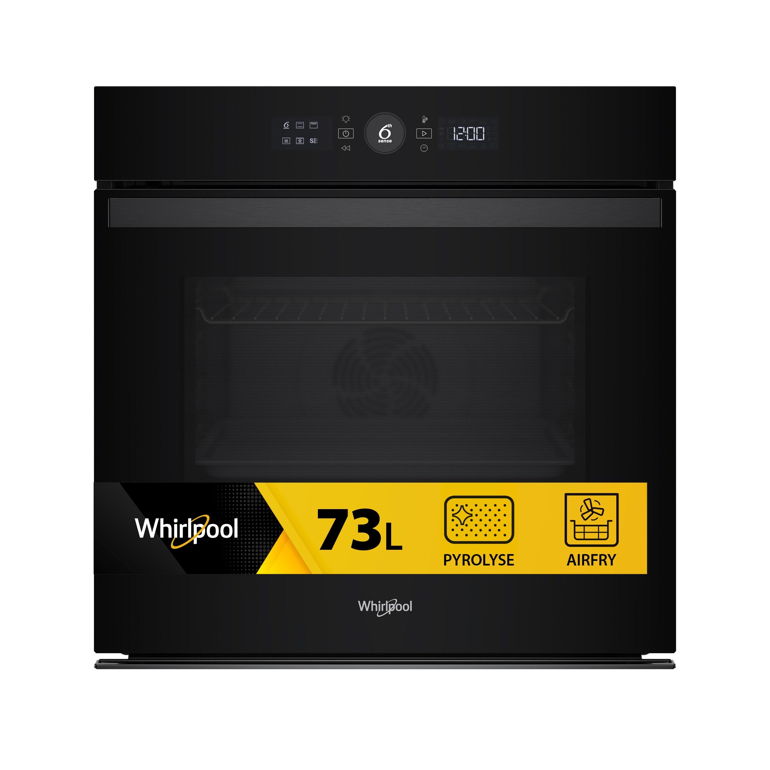 Електрическа фурна за вграждане Whirlpool: черен цвят - WOI4S8PM0SBA