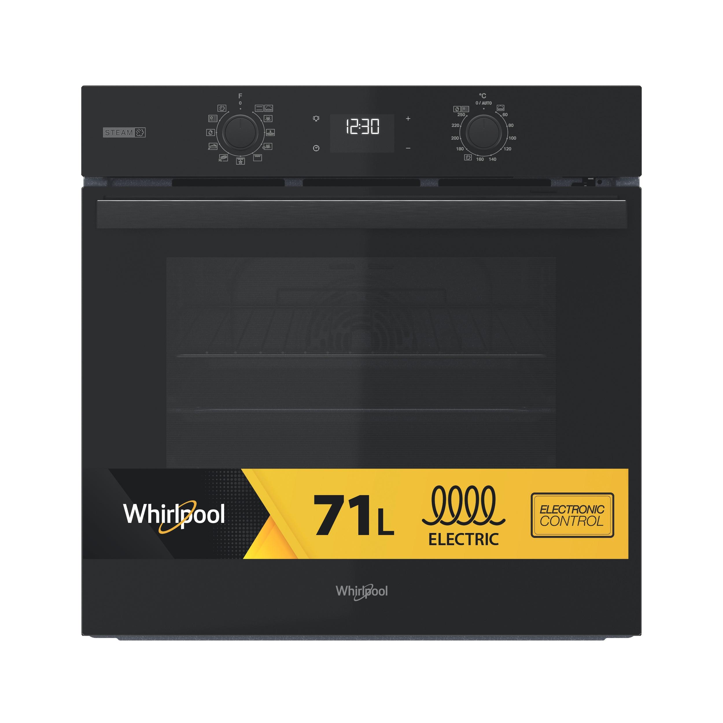 Whirlpool Cepeškrāsns Iebūvējams OMSR58RU1SB Elektriskā A+ Frontal