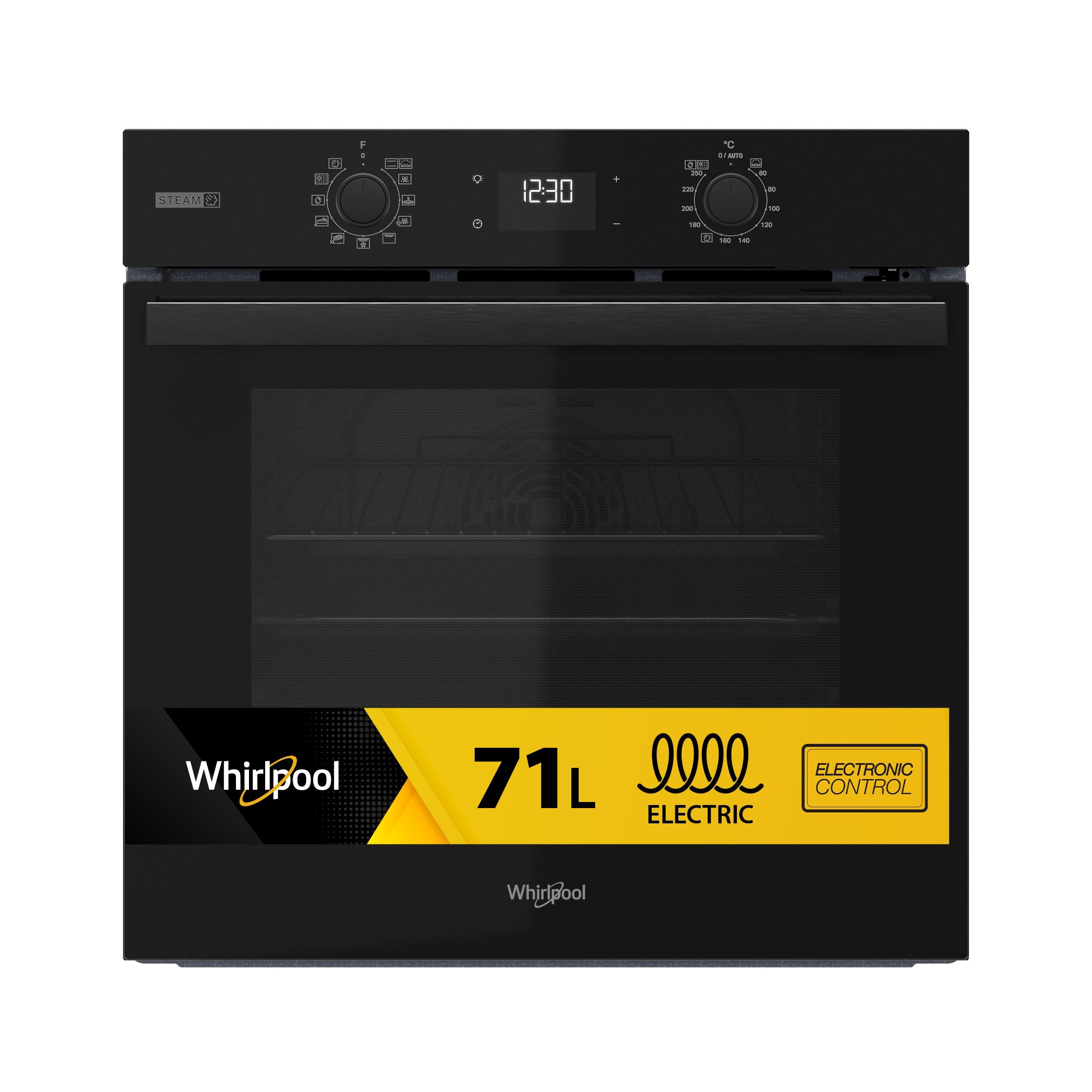 Електрическа фурна за вграждане Whirlpool: черен цвят - OMSR58RU1SB