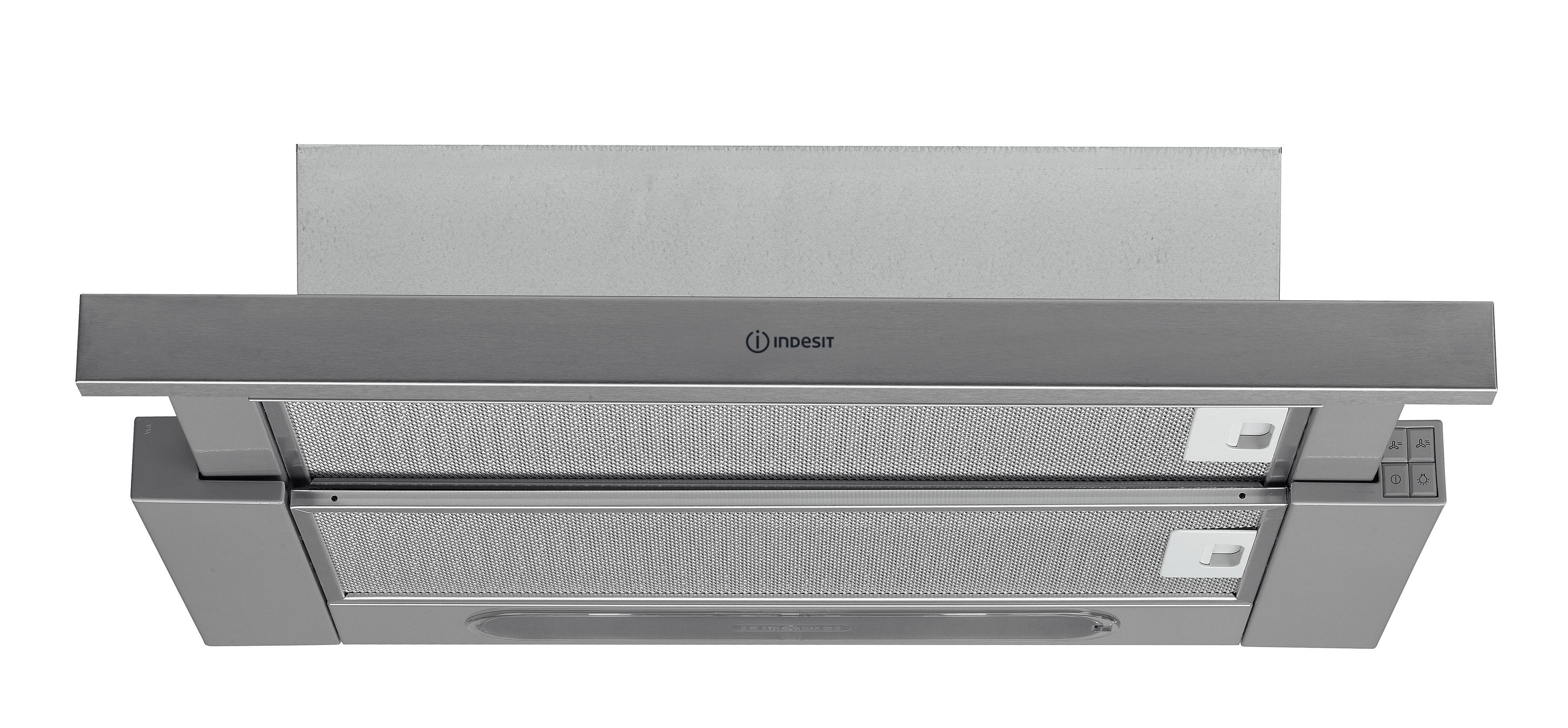 Indesit Hotte Encastrable H 461 IX.1/1 Inox Encastrable Mécanique Frontal