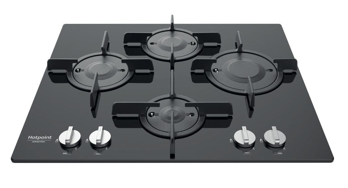 Placa a gás Hotpoint: 4 queimador a gás