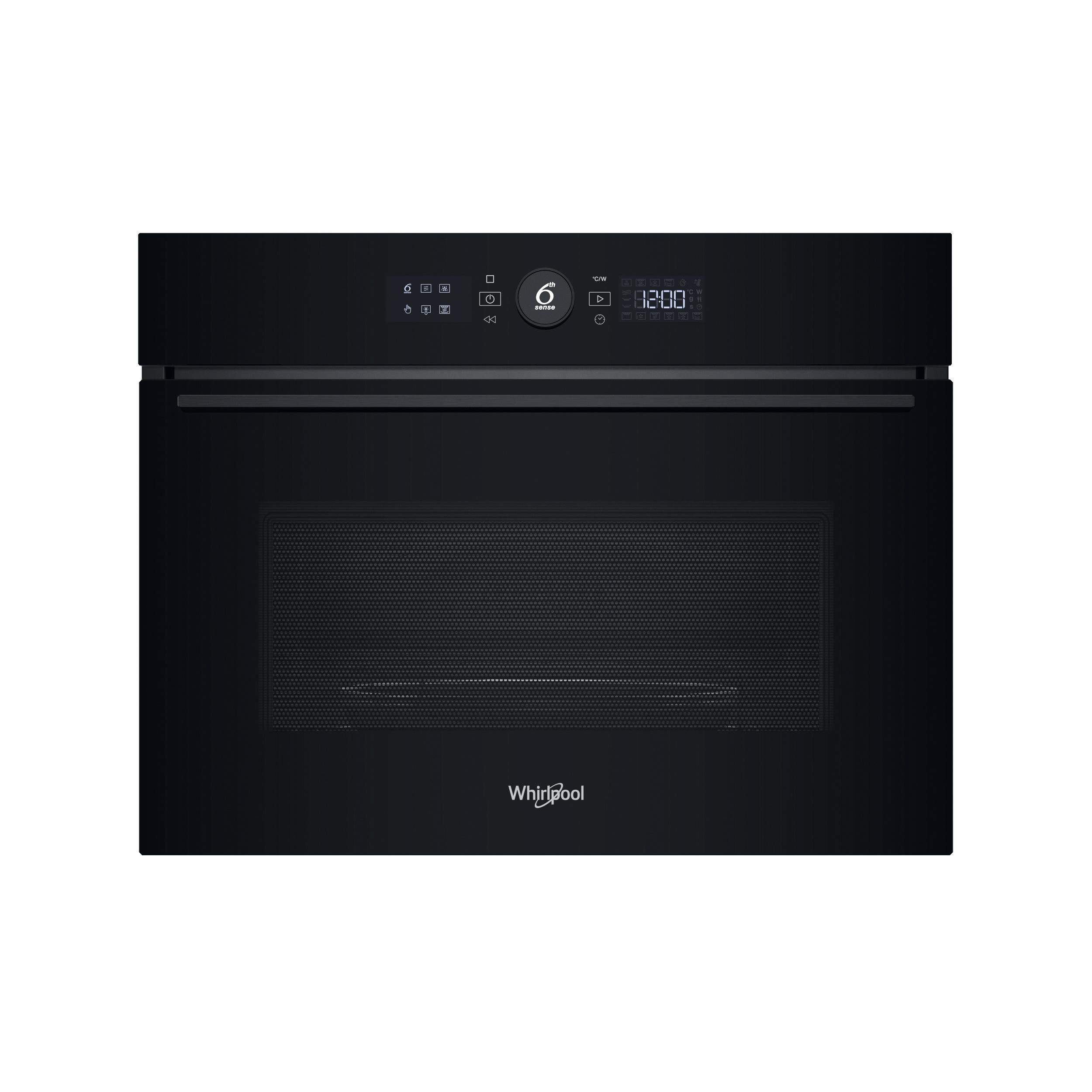 Whirlpool Mikrobølgeovn Integrert WMW57DMB Svart Elektronisk 40 Mikro-kombi 900 Frontal