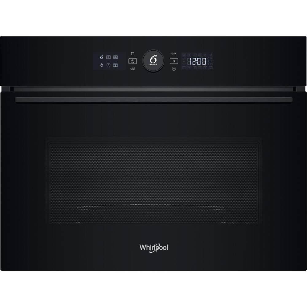 Whirlpool Mikrowelle Einbaugerät WNMW57DMBF Schwarz Elektronisch 40 Kombinationsbetrieb mit Mikrowelle 900 Frontal