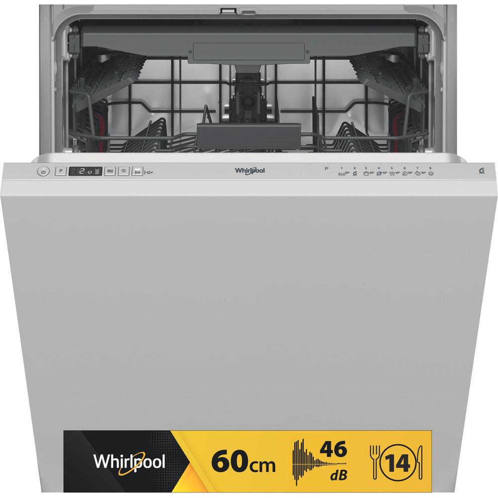 Whirlpool Trauku mazgājamā mašīna Iebūvējams WIC 3C26 F Full-integrated E Frontal